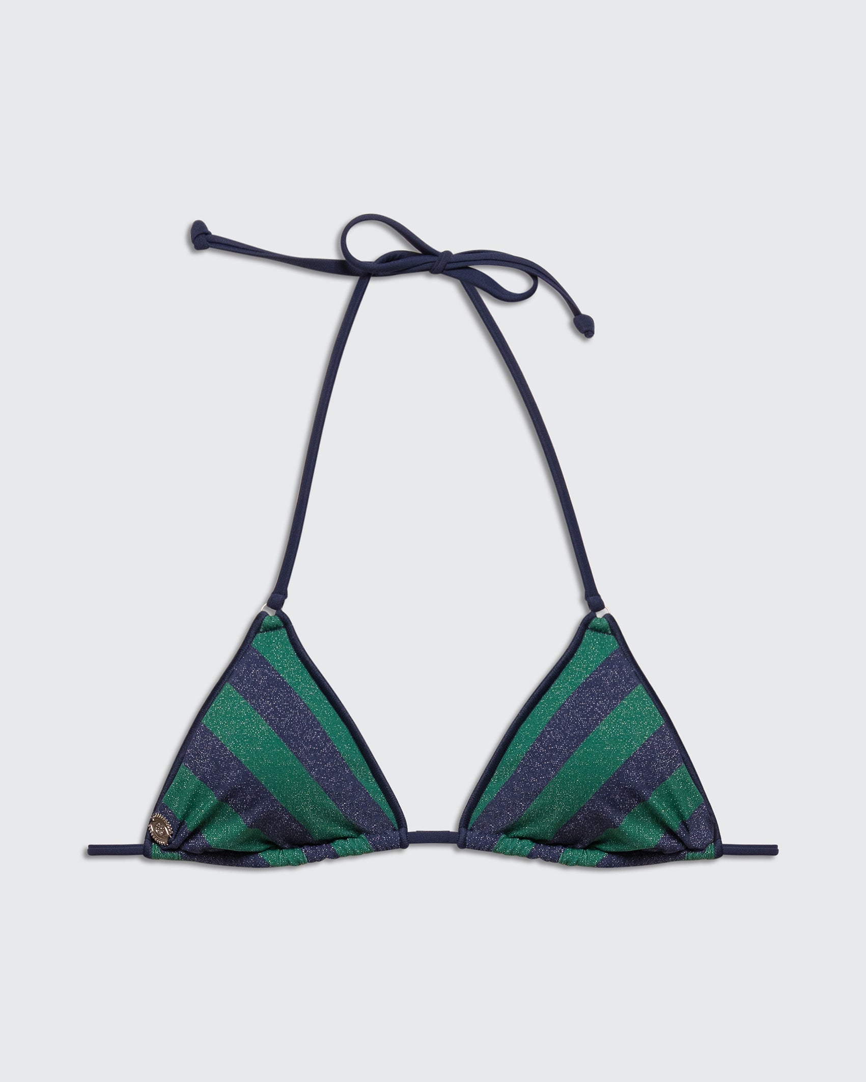 The Navy Green Lurex Set