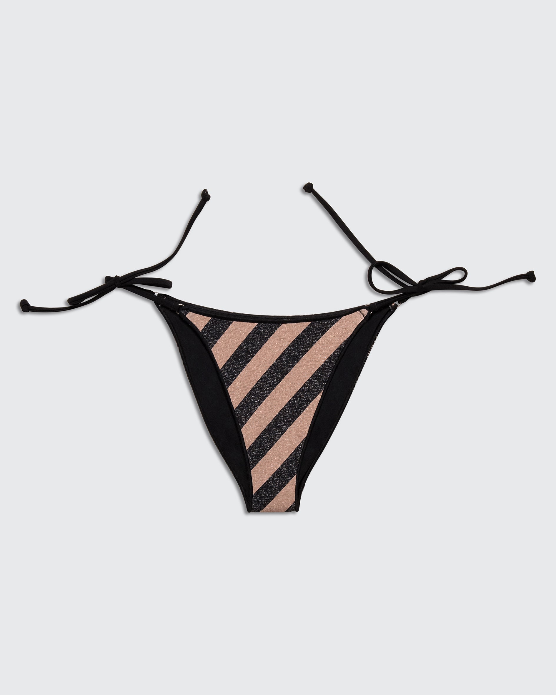 The Black Nude Lurex Set