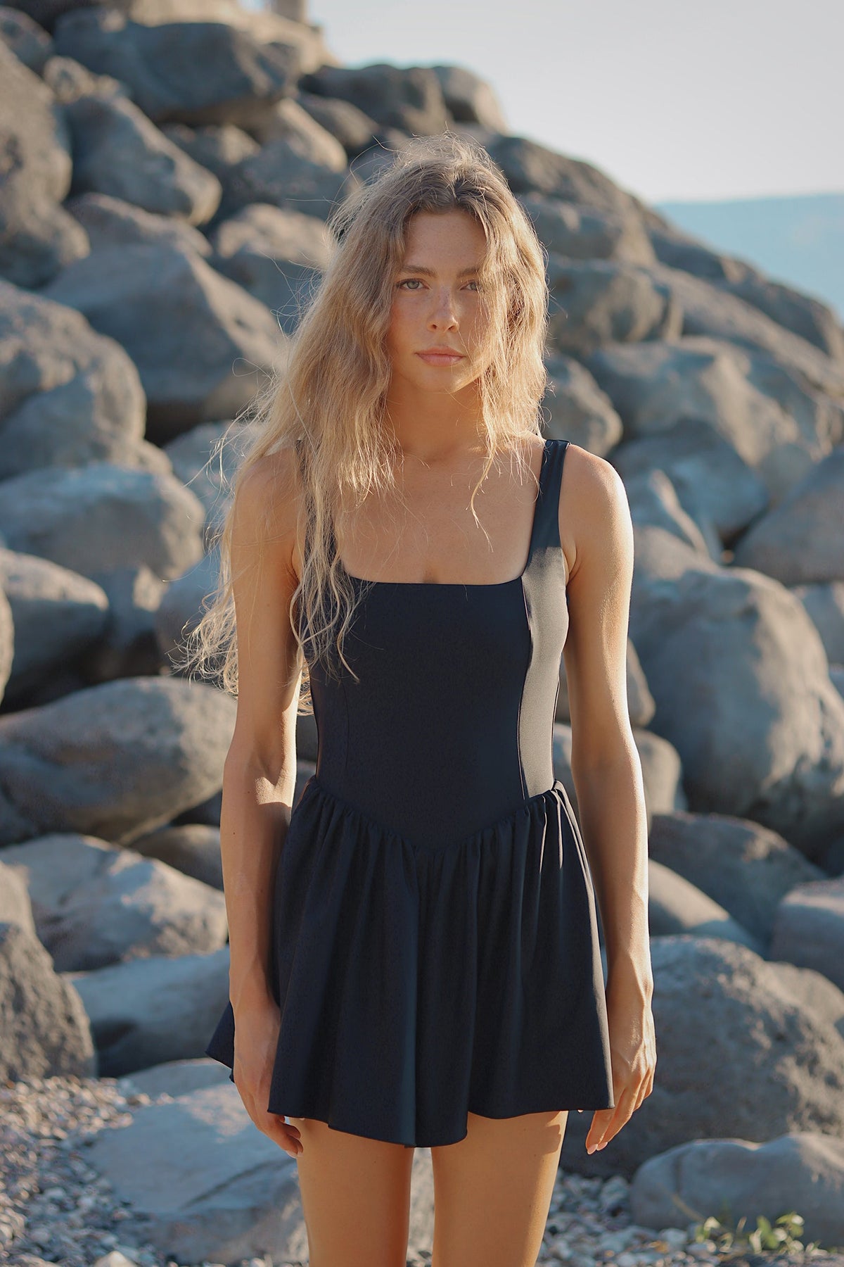 Overall dress to impress Black