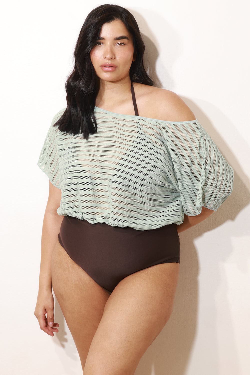 Jane One Piece Brown Mint