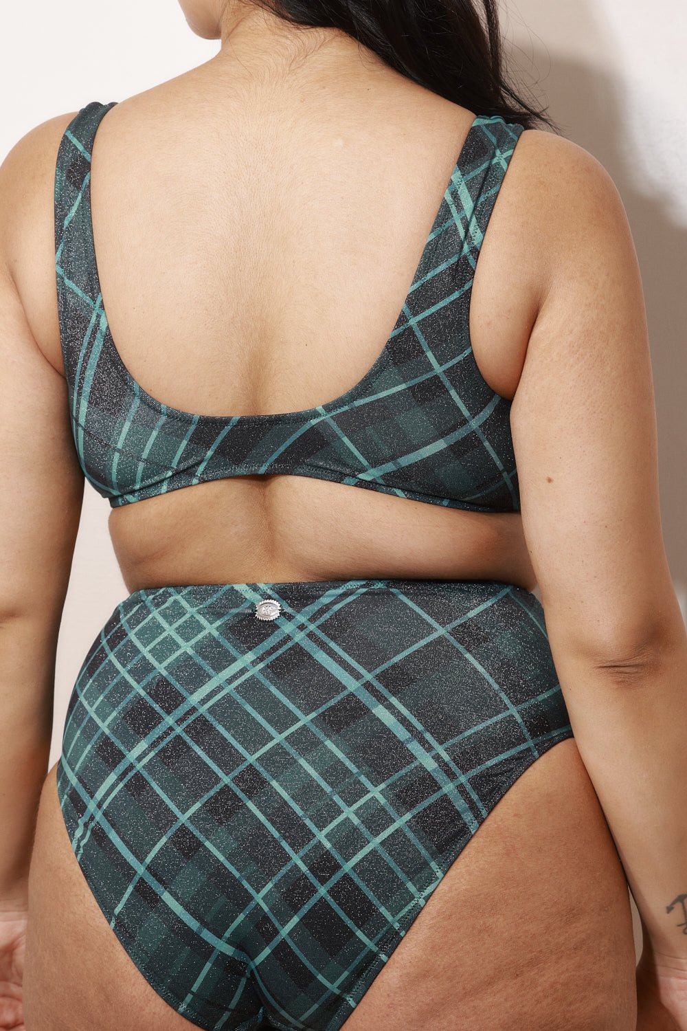 ANNAN TOP Ocean Plaid - BIKINI - BiliBlond Swimwear