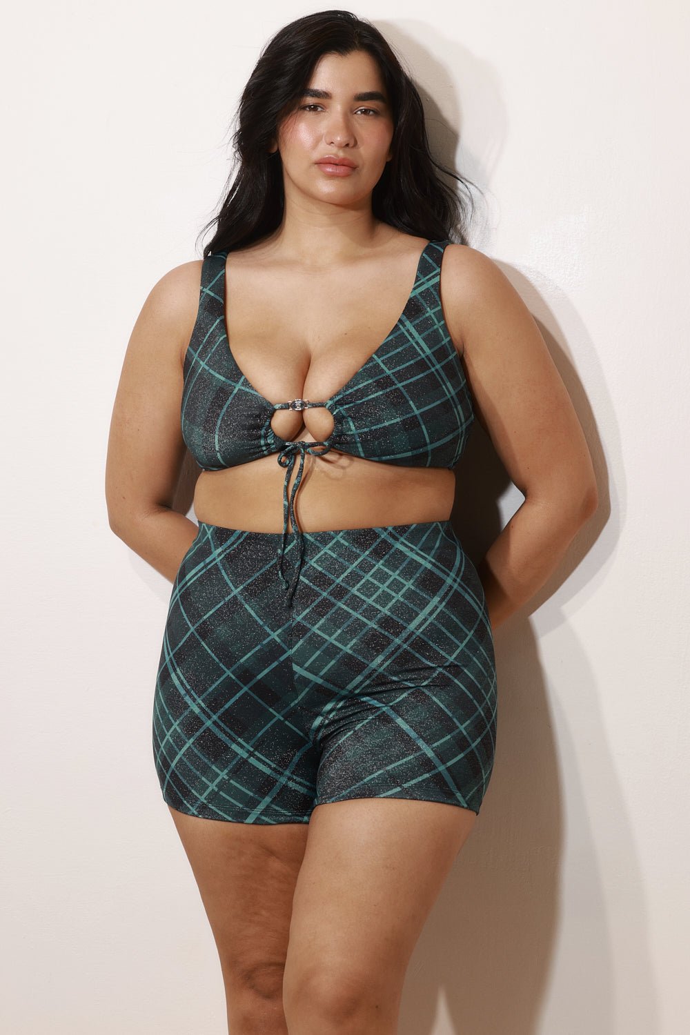 ANNAN TOP Ocean Plaid - BIKINI - BiliBlond Swimwear