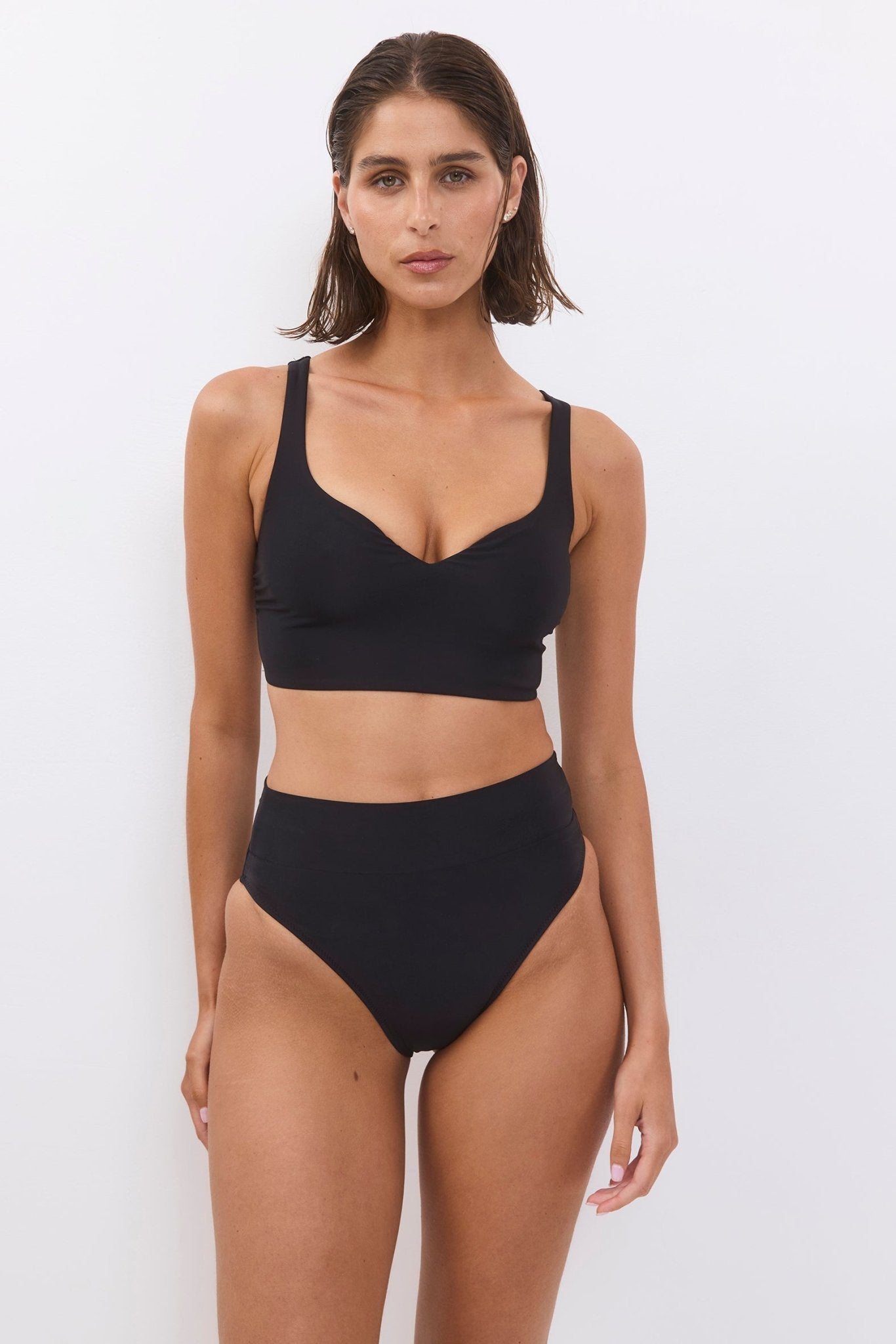 Aqua top Black - BIKINI - BiliBlond Swimwear