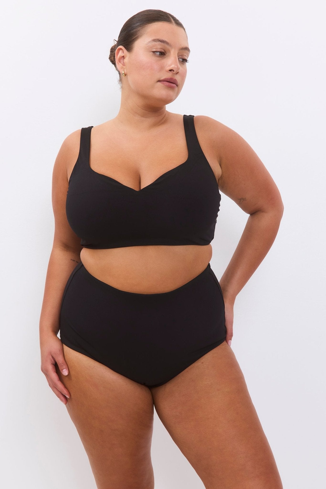 Aqua top Black - BIKINI - BiliBlond Swimwear