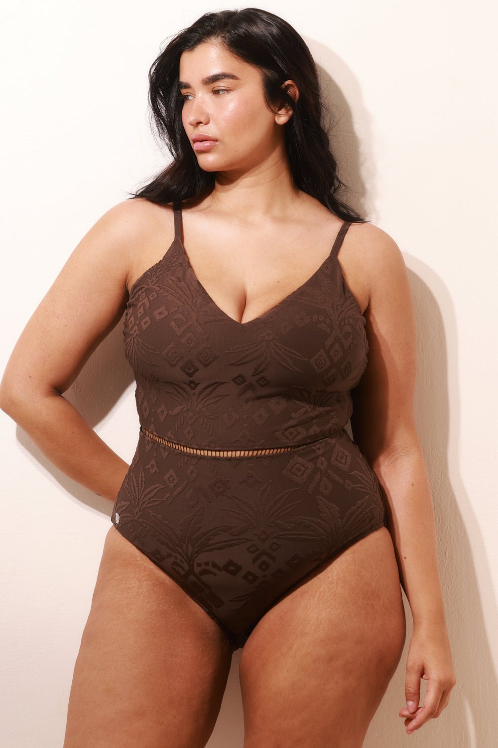 Arava One Piece Smoke Brown - one piece - BiliBlond Swimwear