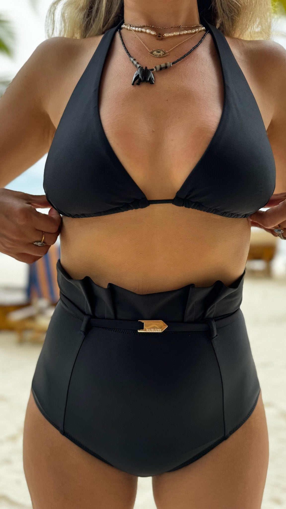 High rise Bottom- two piece swimsuit-BiliBlond 2024