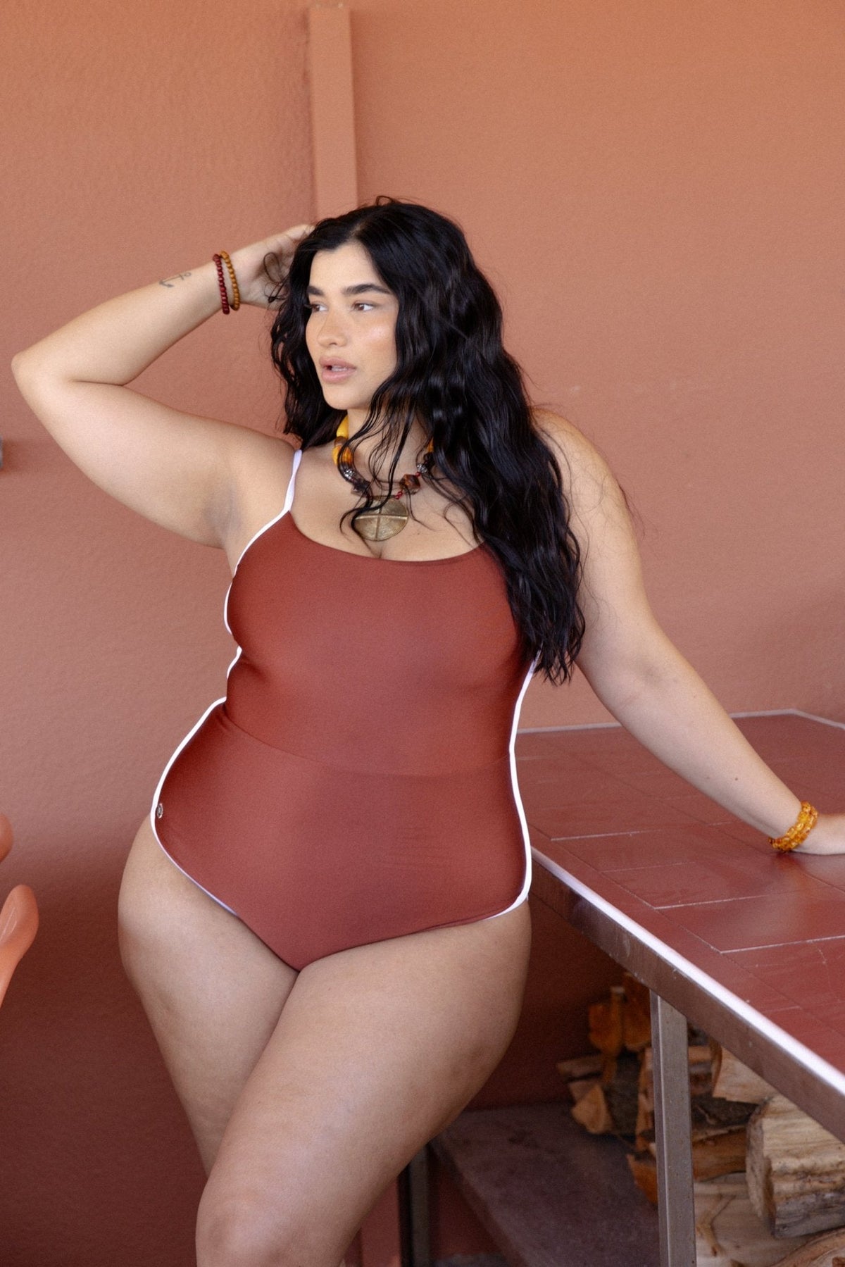 CALIFORNIA ONE - PIECE RED - one piece - BiliBlond Swimwear