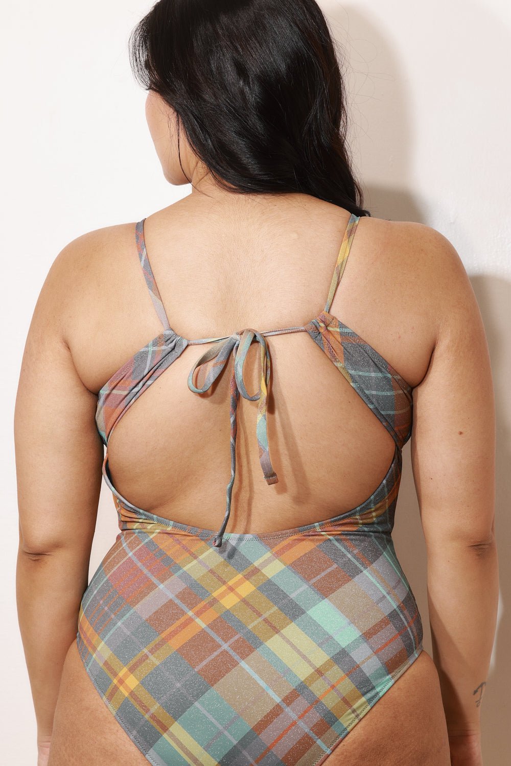 Carolyn 70'S PLAID - one piece - BiliBlond Swimwear
