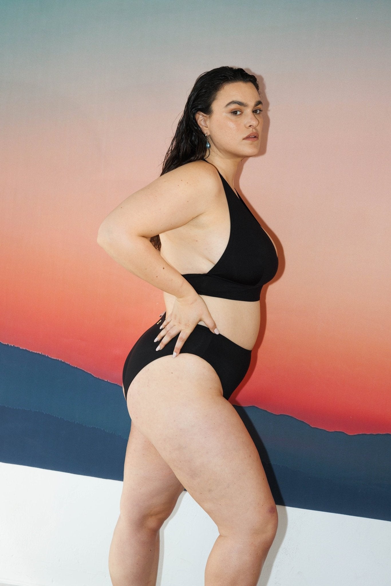 Crane Bottom Black - BIKINI -BiliBlond Swimwear