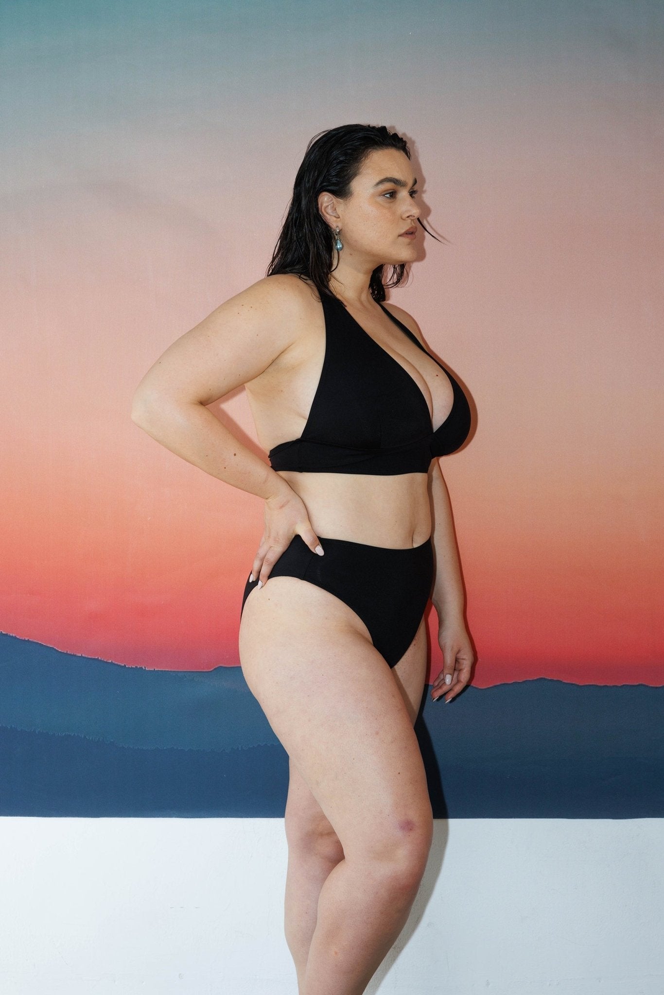 Crane Bottom Black - BIKINI -BiliBlond Swimwear