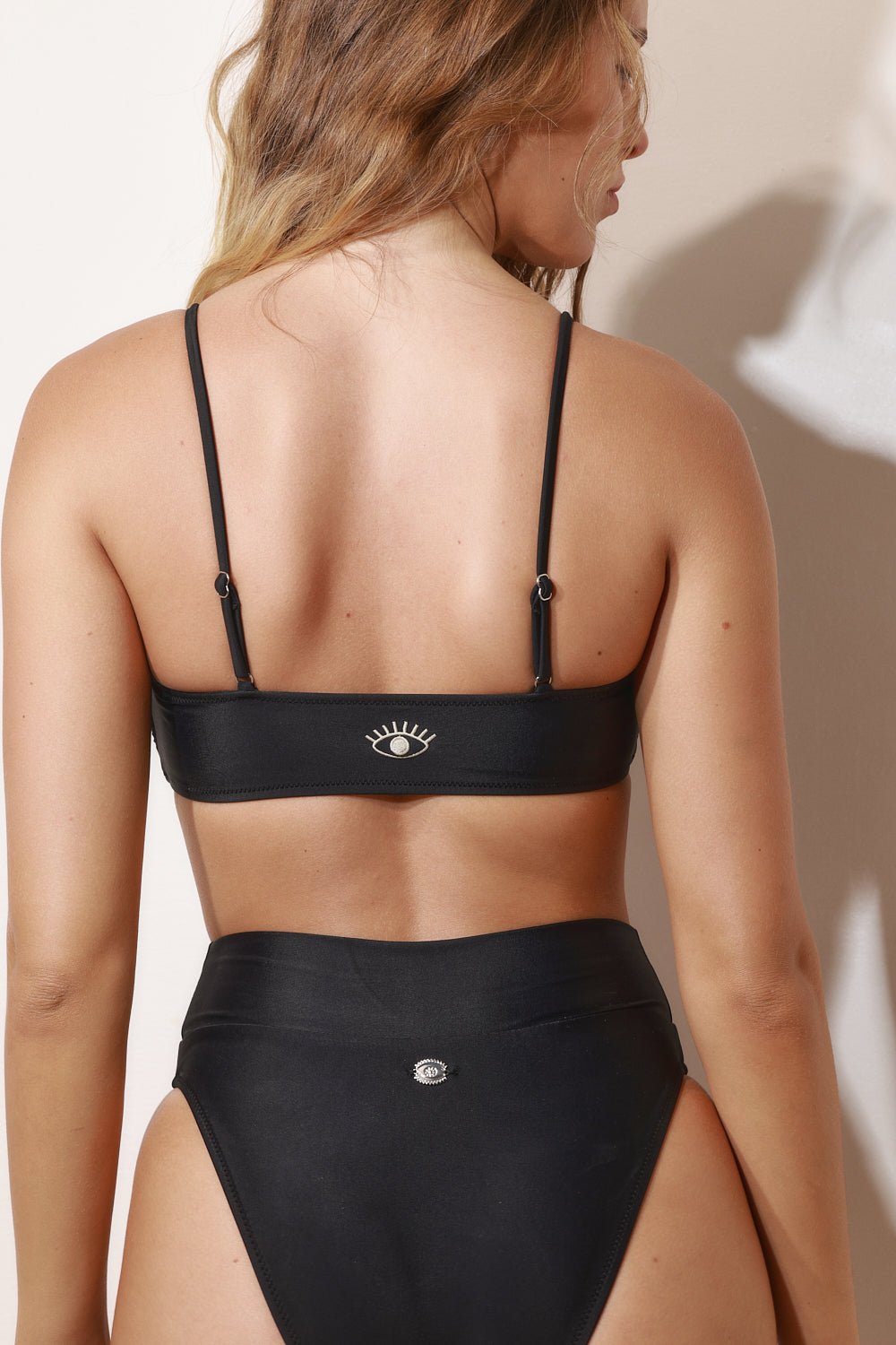 Diamond Top Black - Bikini -BiliBlond Swimwear