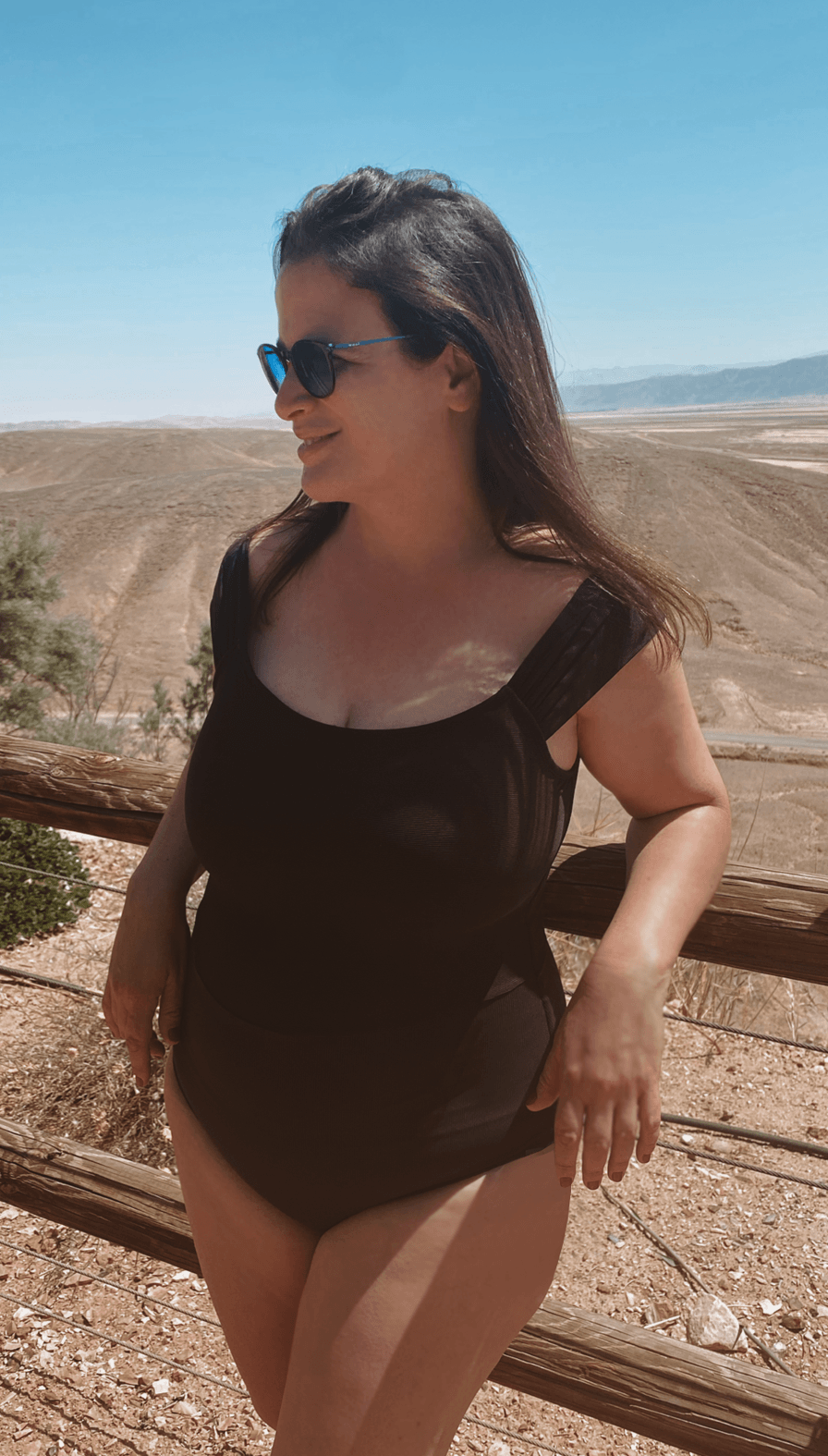 Elizabeth Black rib - one piece -BiliBlond LTD