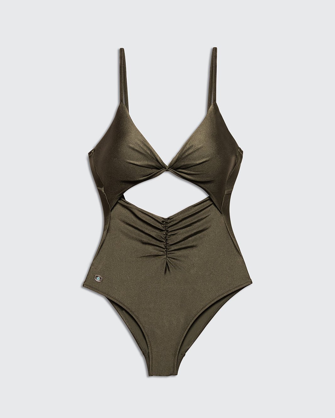 Jordan One-piece Shiny Olive - one piece -BiliBlond Swimwear