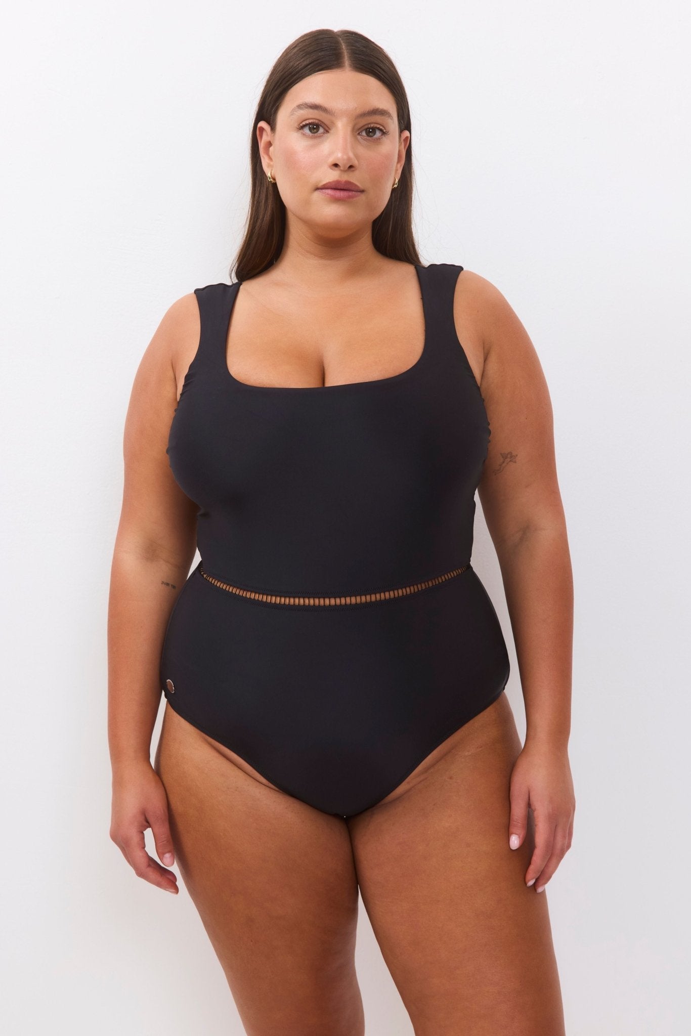 Lava Black - one piece - BiliBlond Swimwear