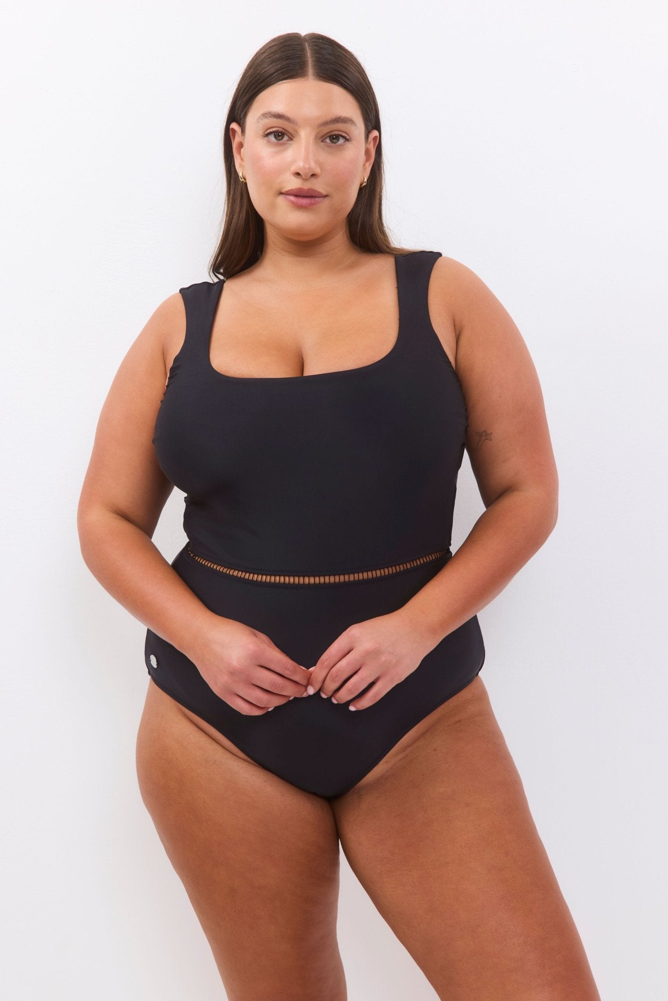 Lava Black - one piece - BiliBlond Swimwear