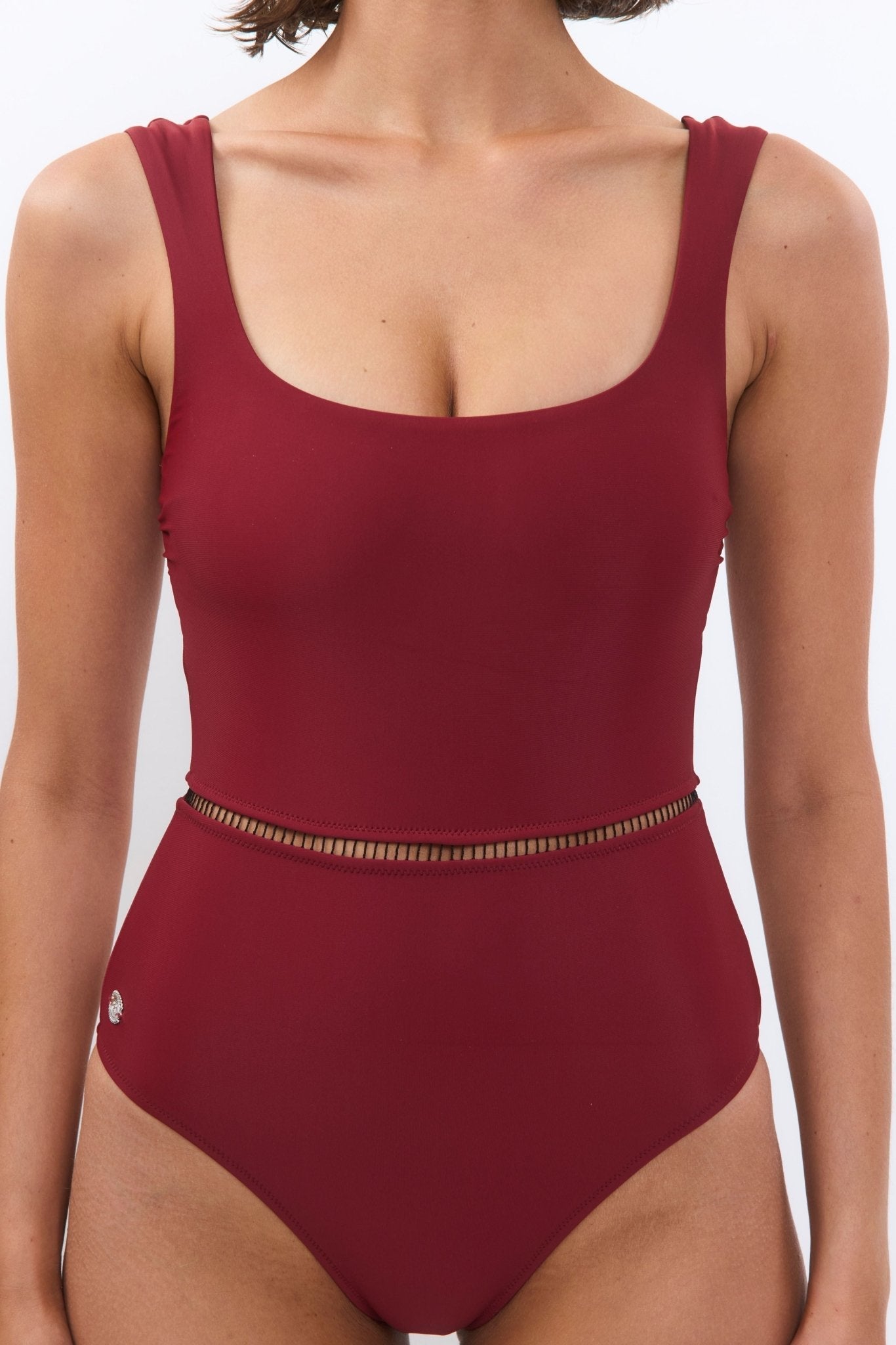 Lava Maroon - one piece - BiliBlond Swimwear