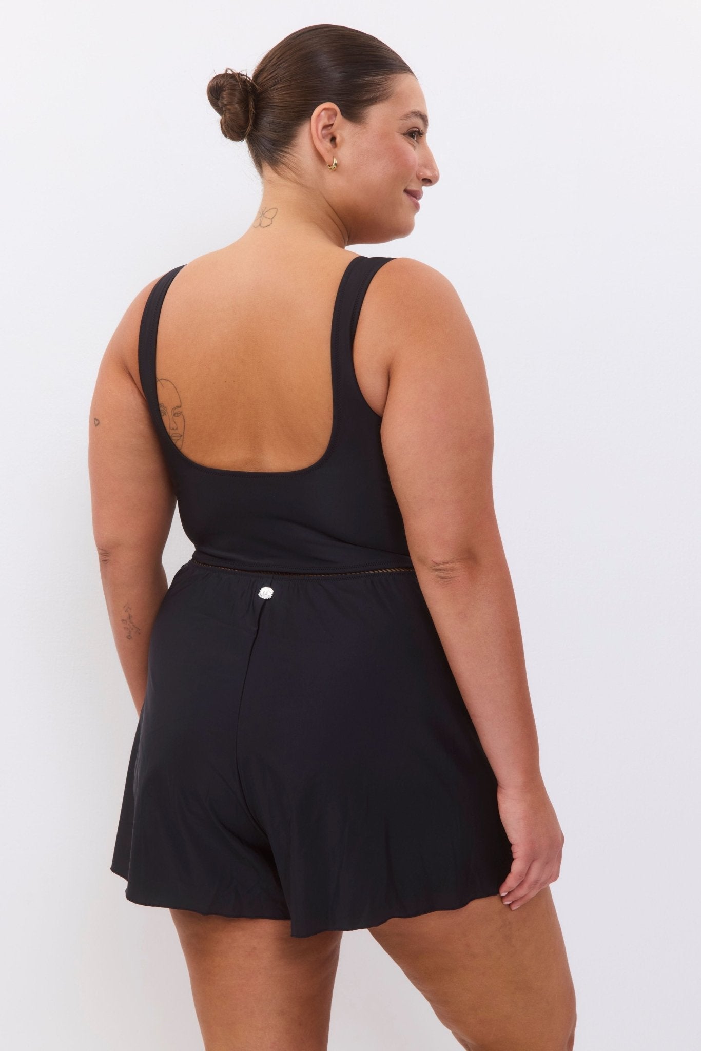 Lava Overall Black - one piece - BiliBlond Swimwear