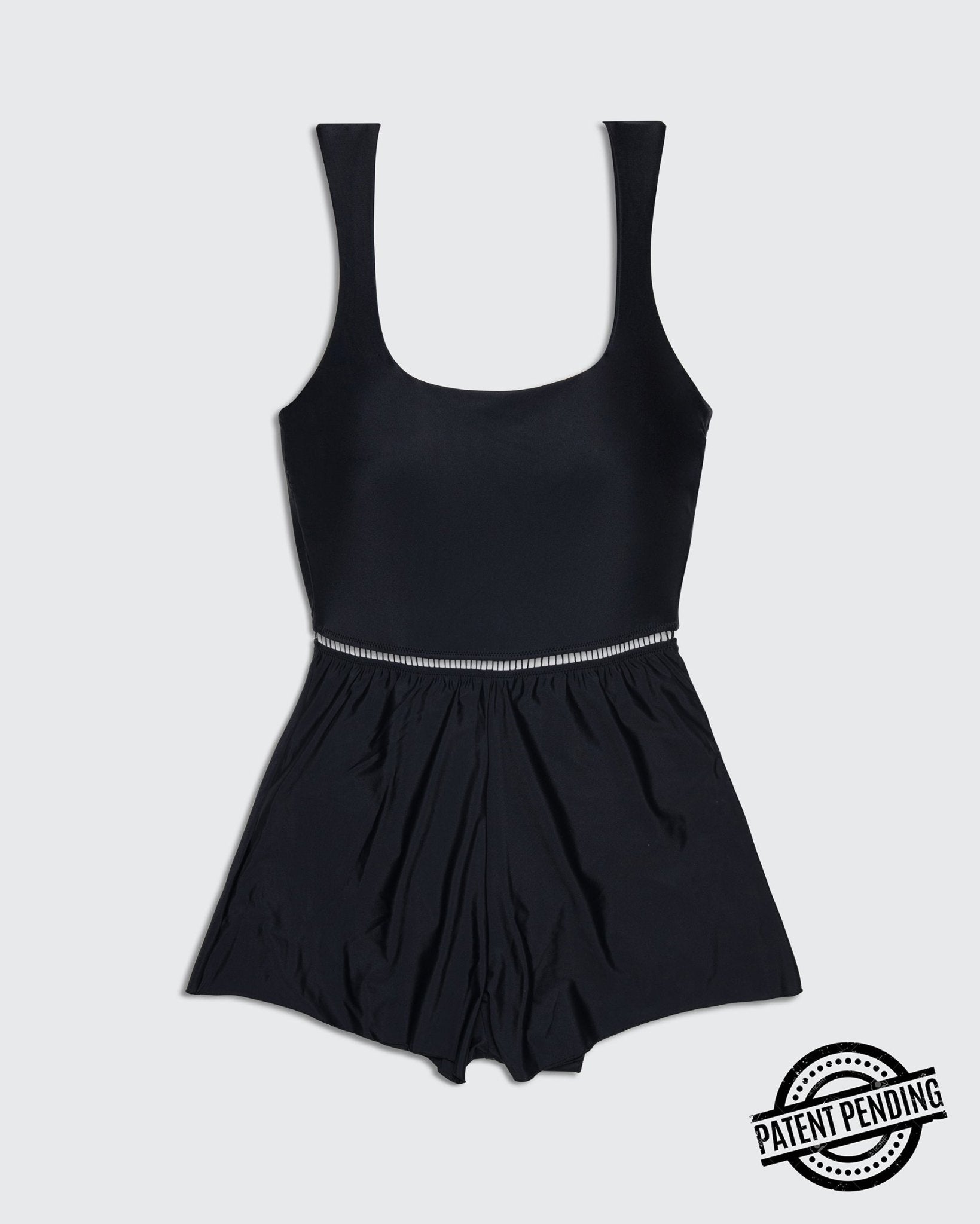 Lava Overall Black - one piece - BiliBlond Swimwear