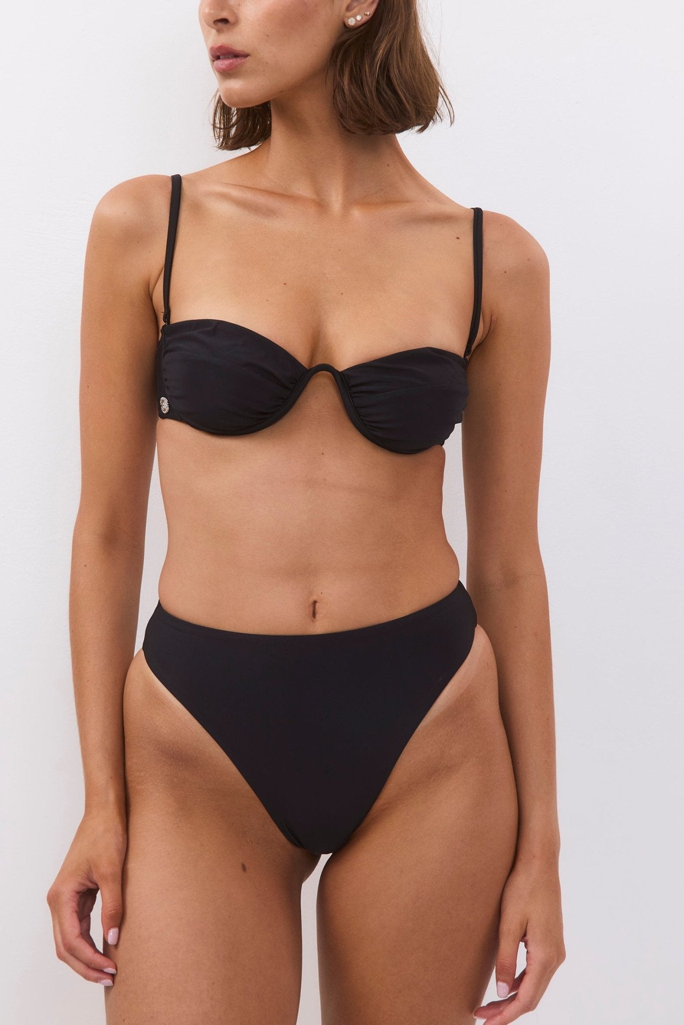 Lotus Bottom Black - BIKINI - BiliBlond Swimwear