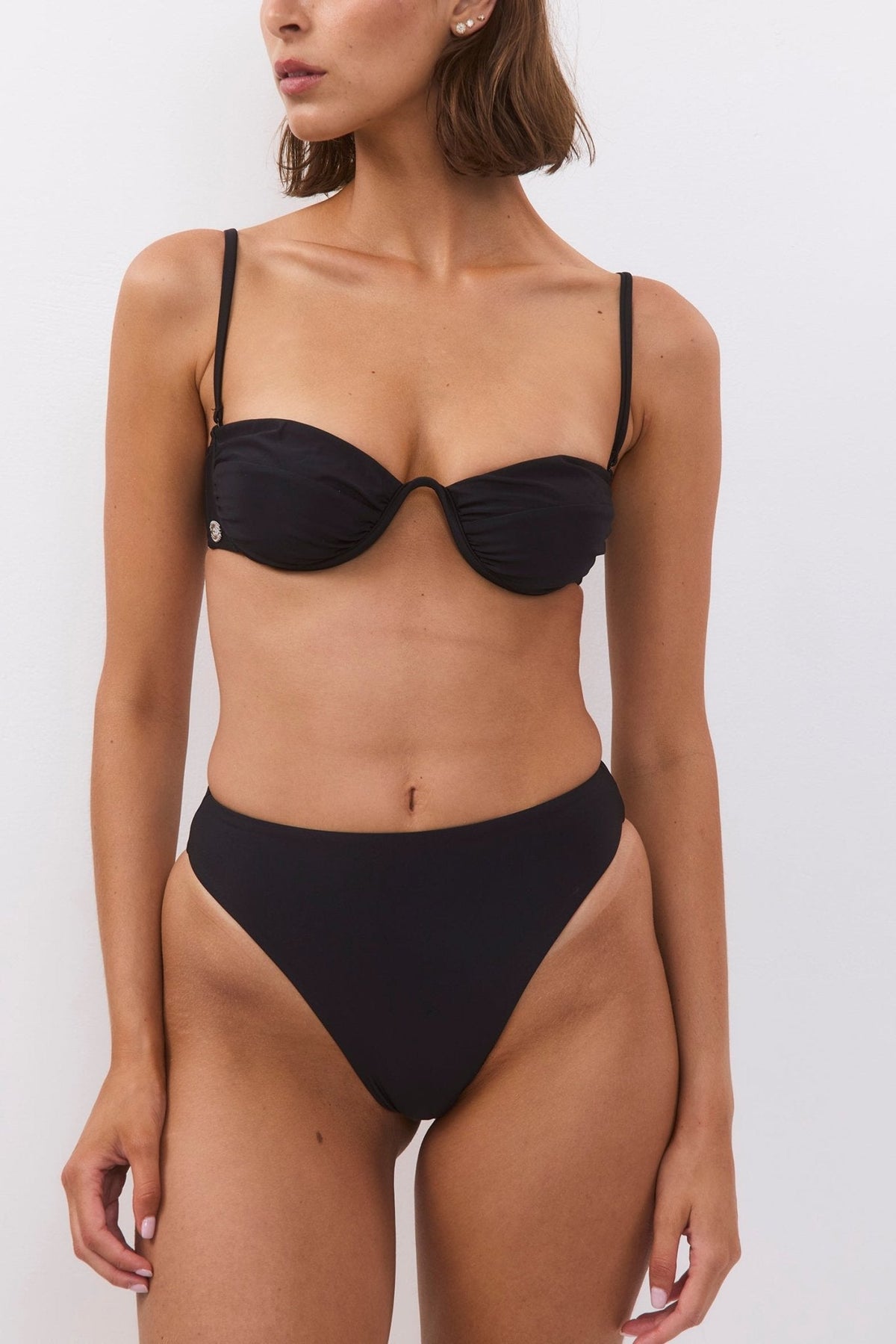 Lotus Bottom Black - BIKINI - BiliBlond Swimwear