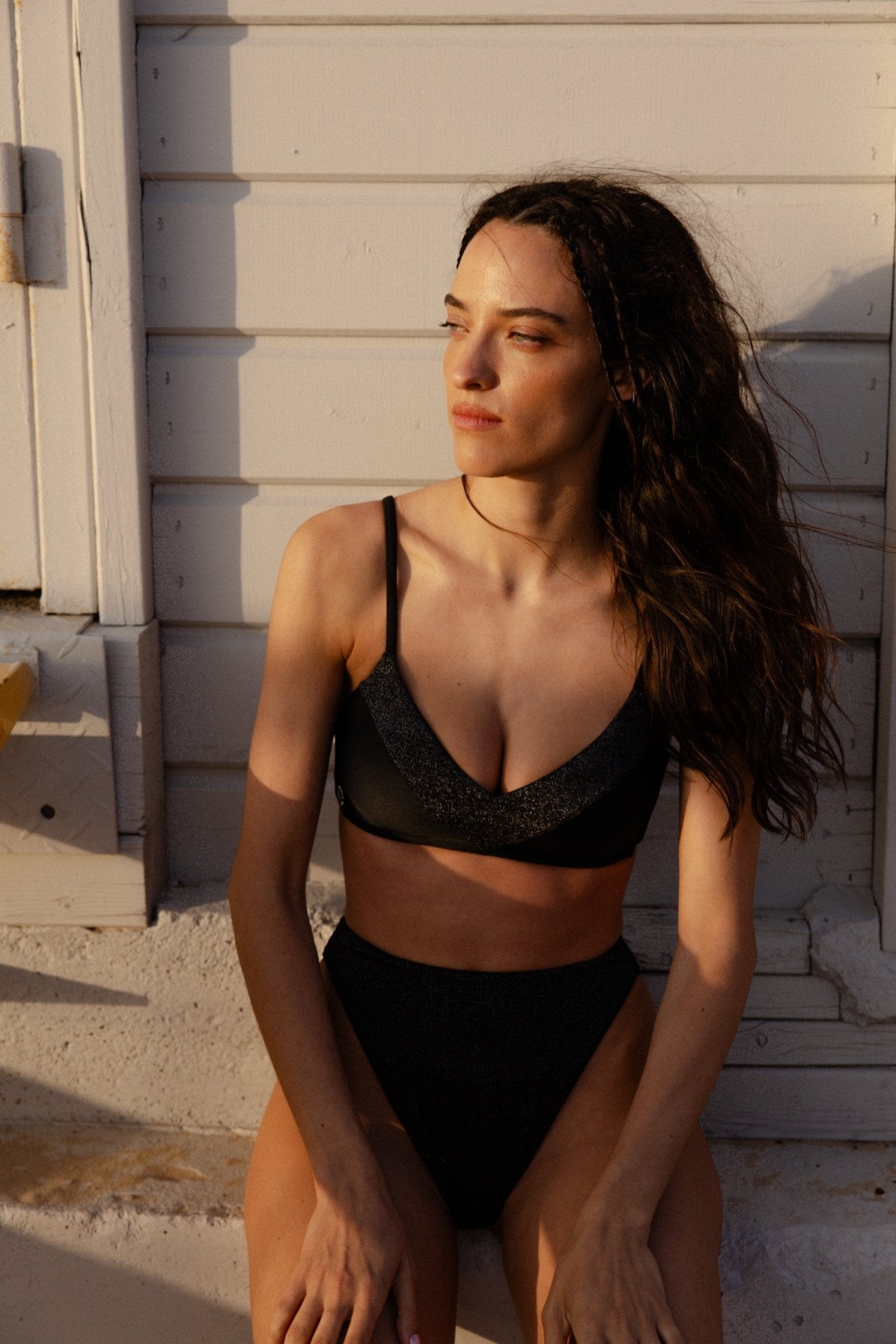 Lotus Under Black Lurex - BIKINI - BiliBlond Swimwear