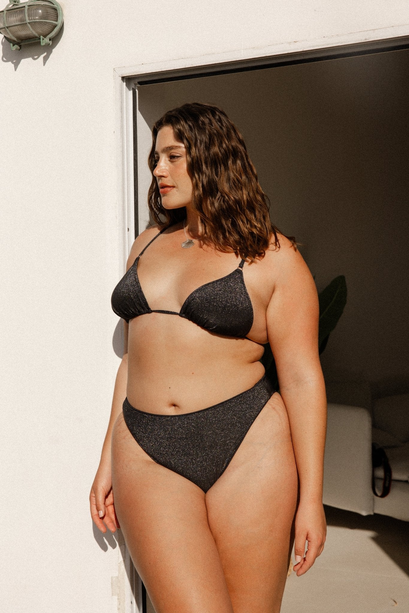 Lotus Under Black Lurex - BIKINI - BiliBlond Swimwear