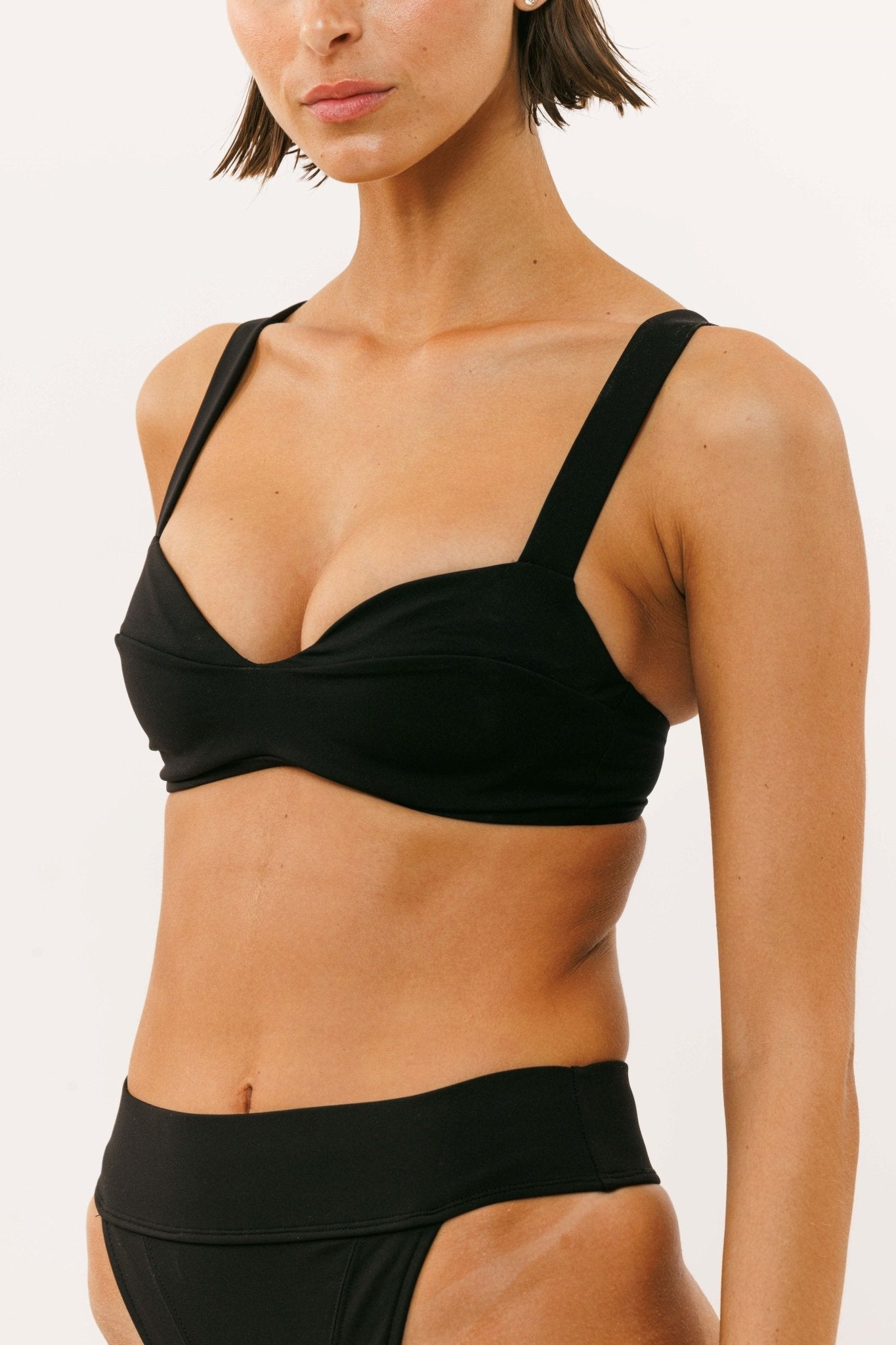 Mila Top Black - BIKINI - BiliBlond Swimwear