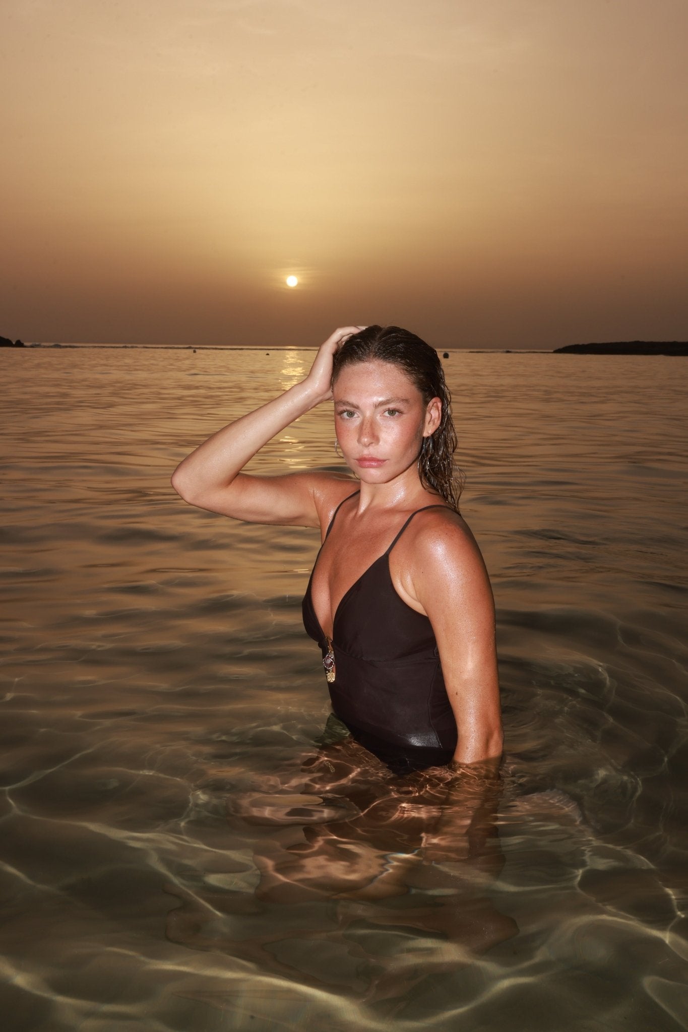 Monroe One Piece Espresso - one piece -BiliBlond Swimwear