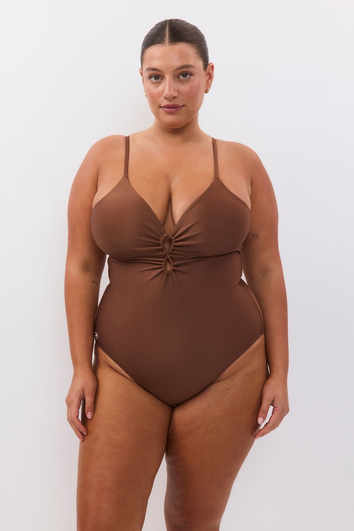 Nyanga Onepiece Brown - one piece - BiliBlond Swimwear