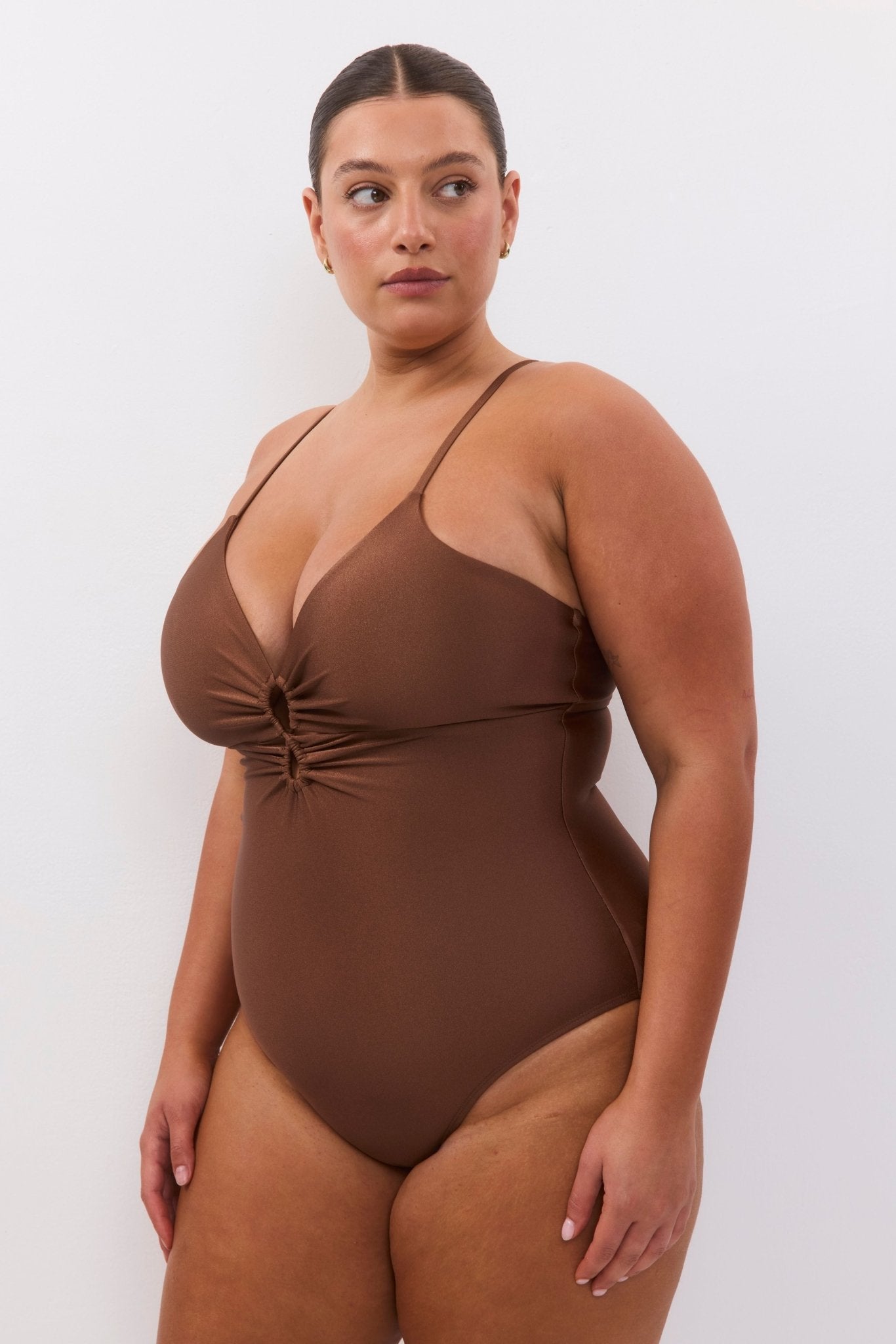 Nyanga Onepiece Brown - one piece - BiliBlond Swimwear