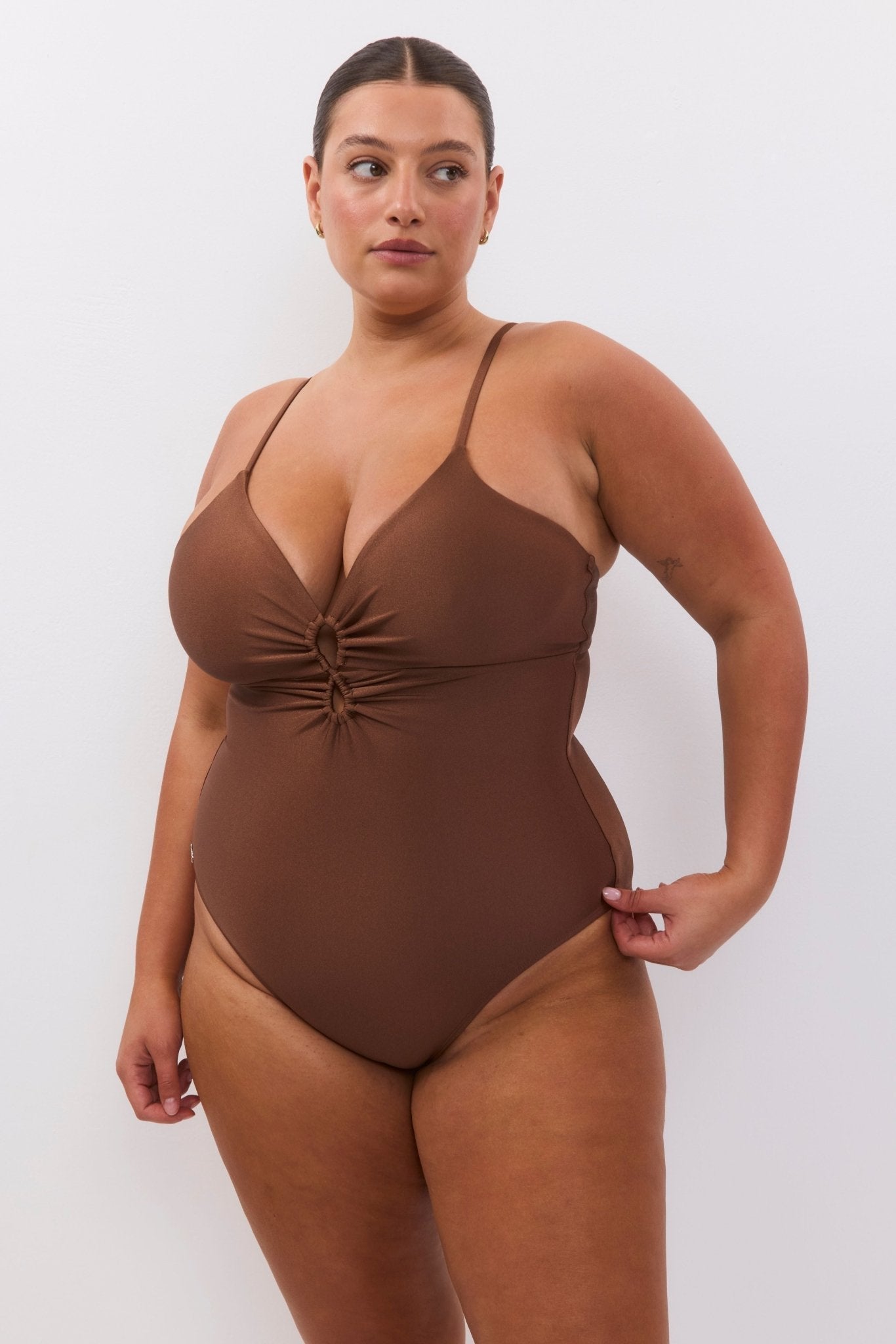 Nyanga Onepiece Brown - one piece - BiliBlond Swimwear