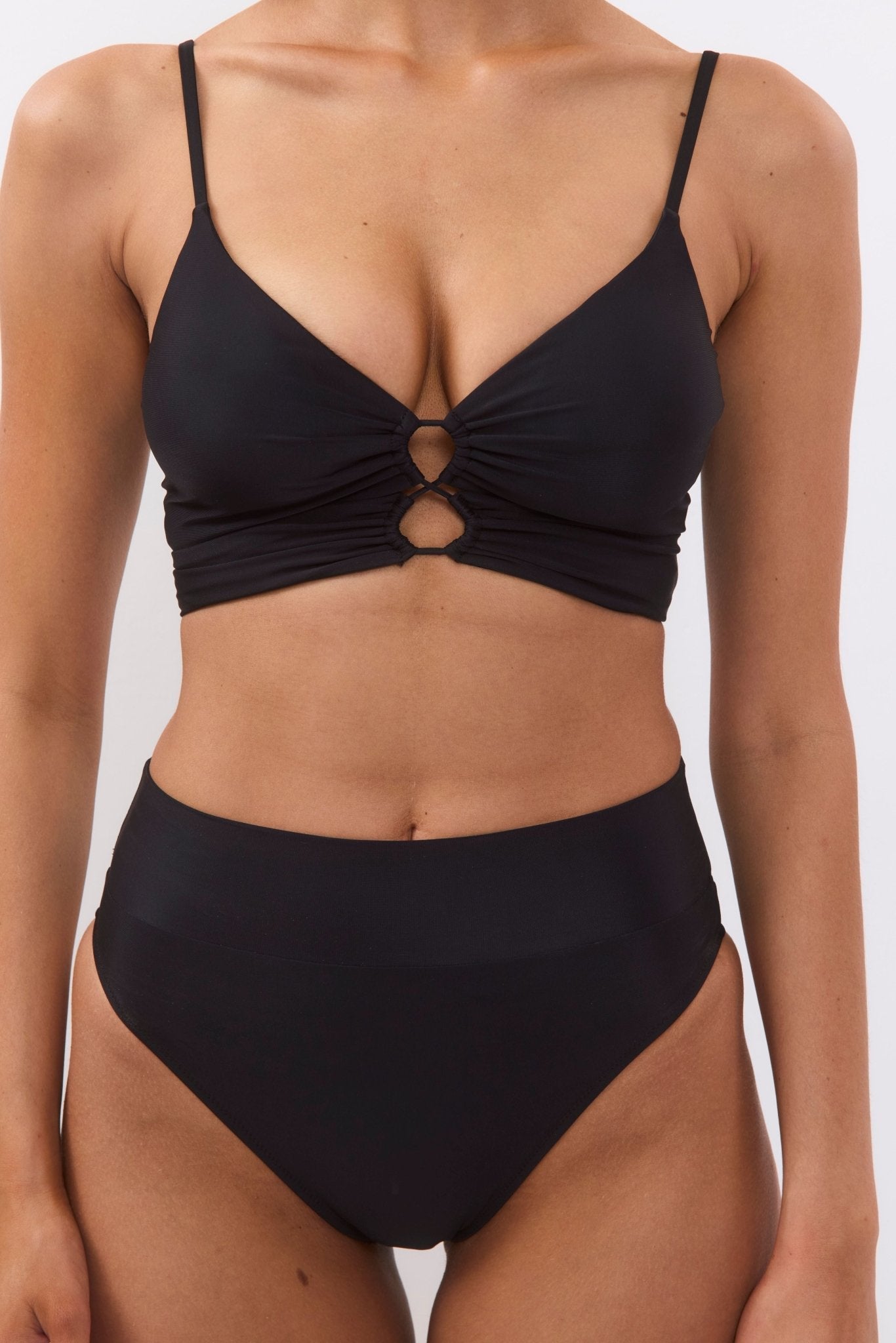 Nyanga Top Black - BIKINI - BiliBlond Swimwear