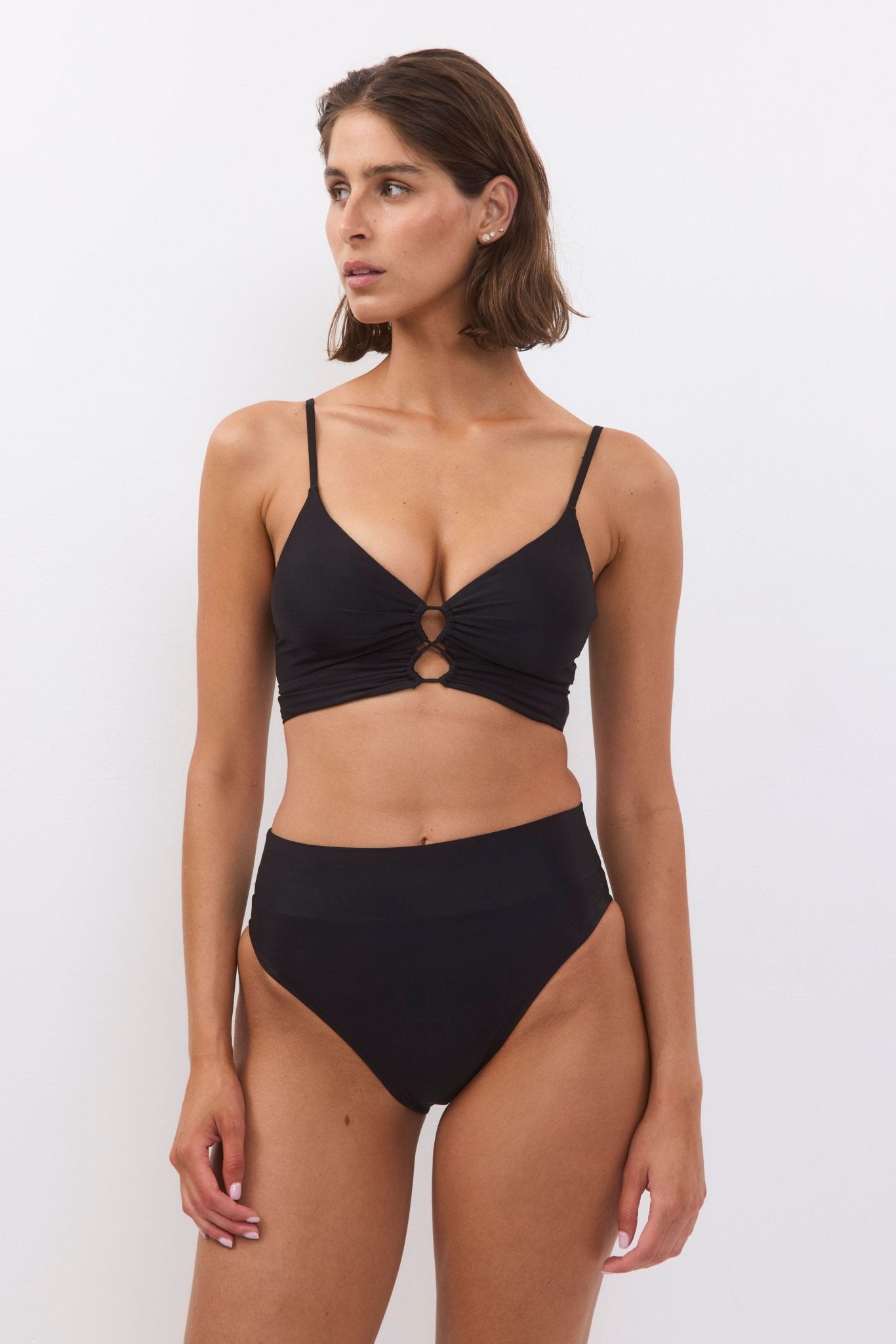 Nyanga Top Black - BIKINI - BiliBlond Swimwear