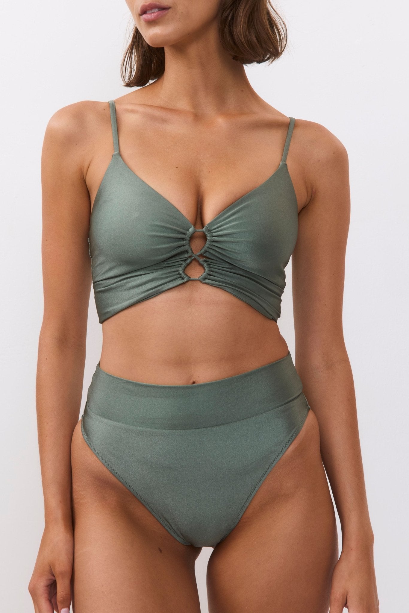 Nyanga Top Sage - BIKINI - BiliBlond Swimwear