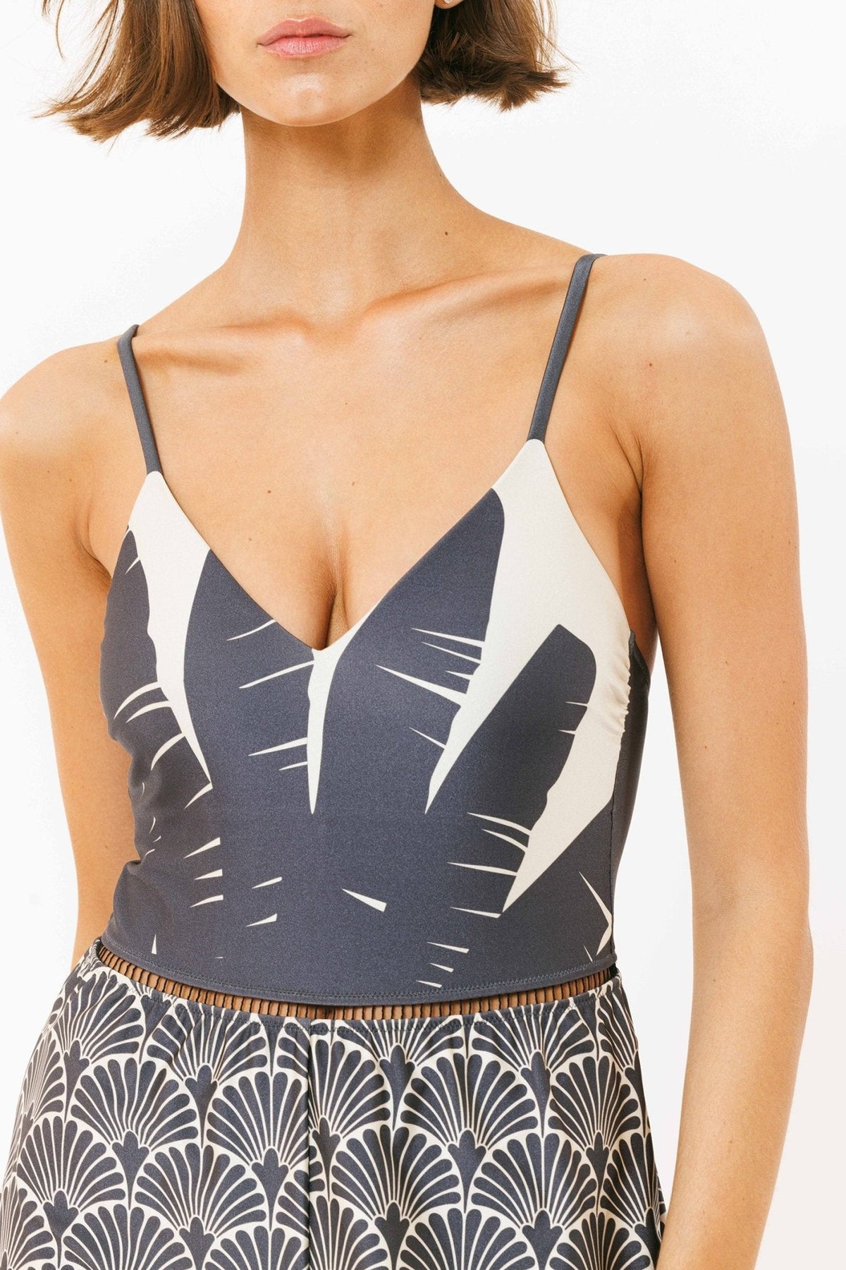 Overall Arava Shiny Leaf - one piece - BiliBlond Swimwear