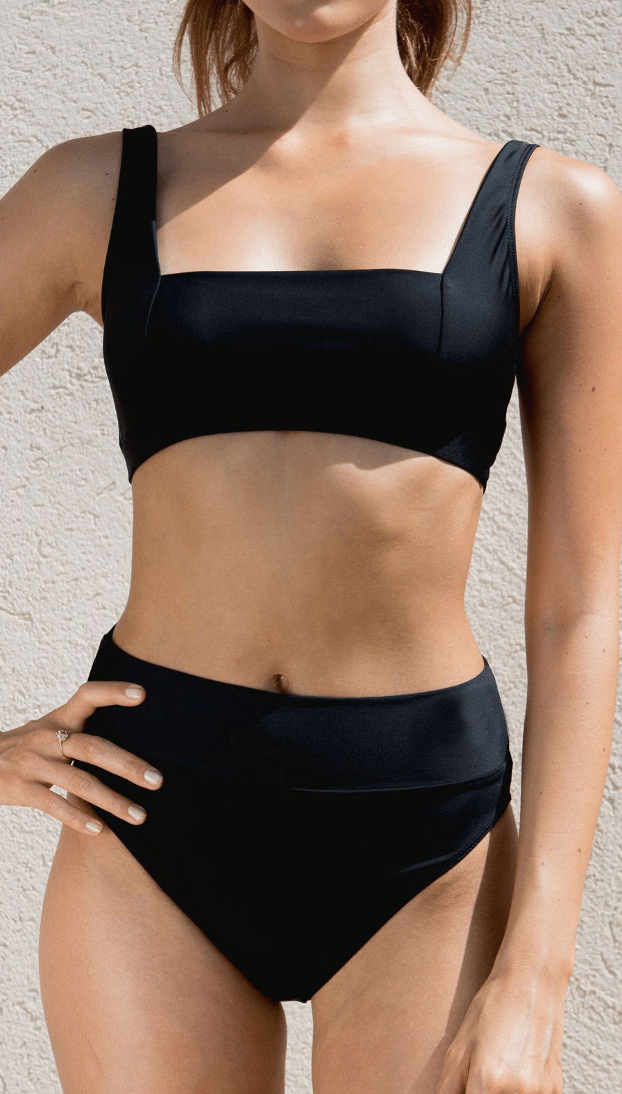 Ronch black TOP - BIKINI -BiliBlond LTD