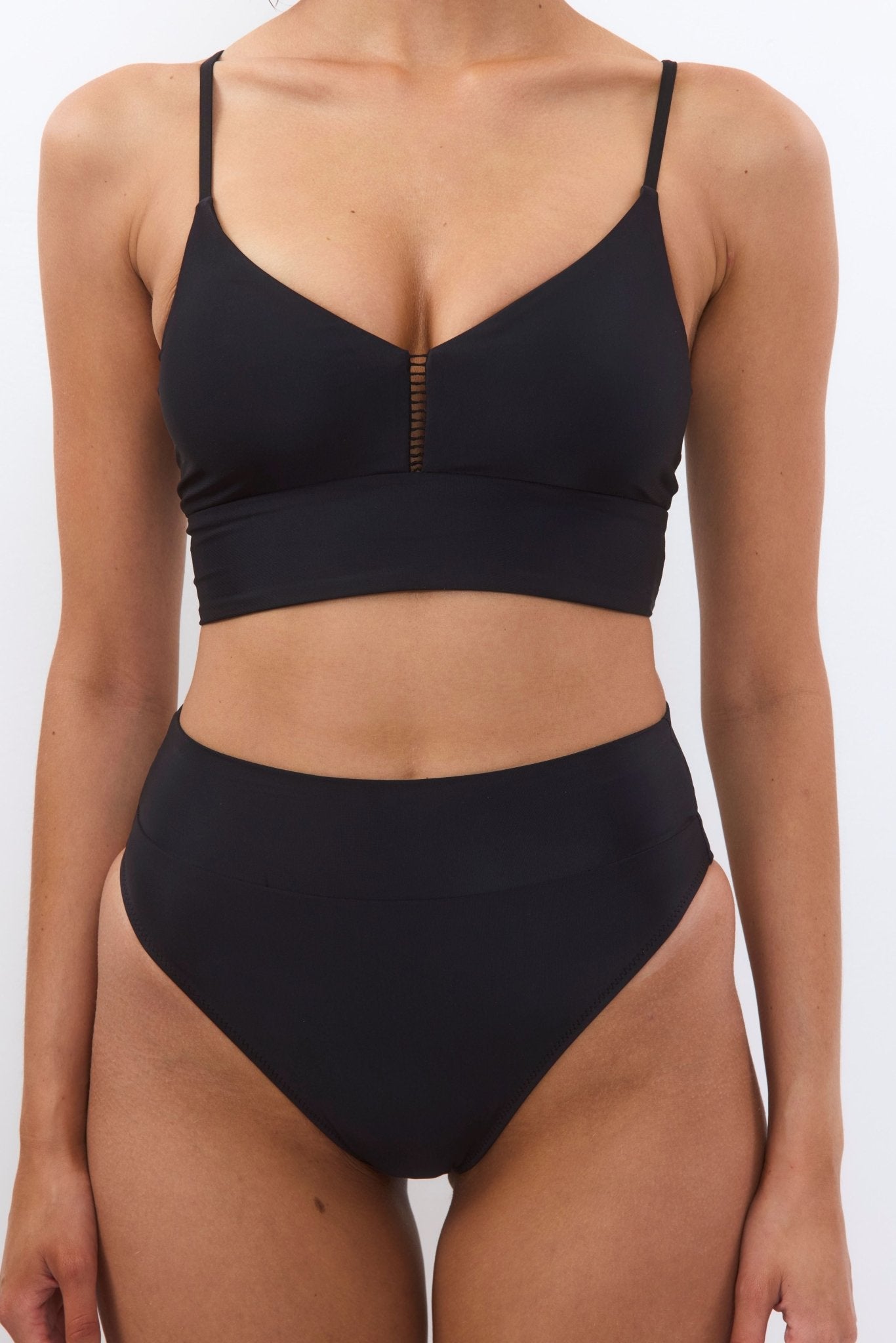 Rotem top basic black - BIKINI - BiliBlond Swimwear