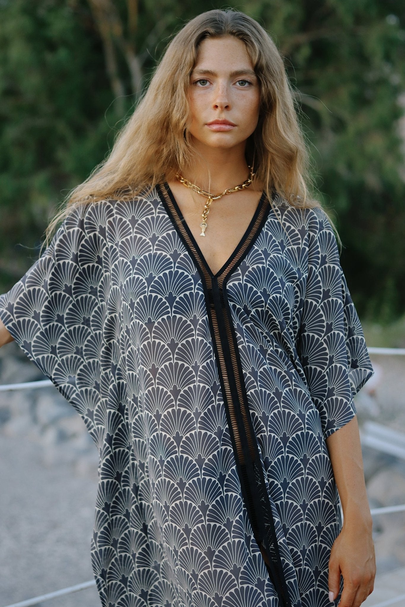 Shiny Leaf Gallabia - gallabia - BiliBlond Swimwear