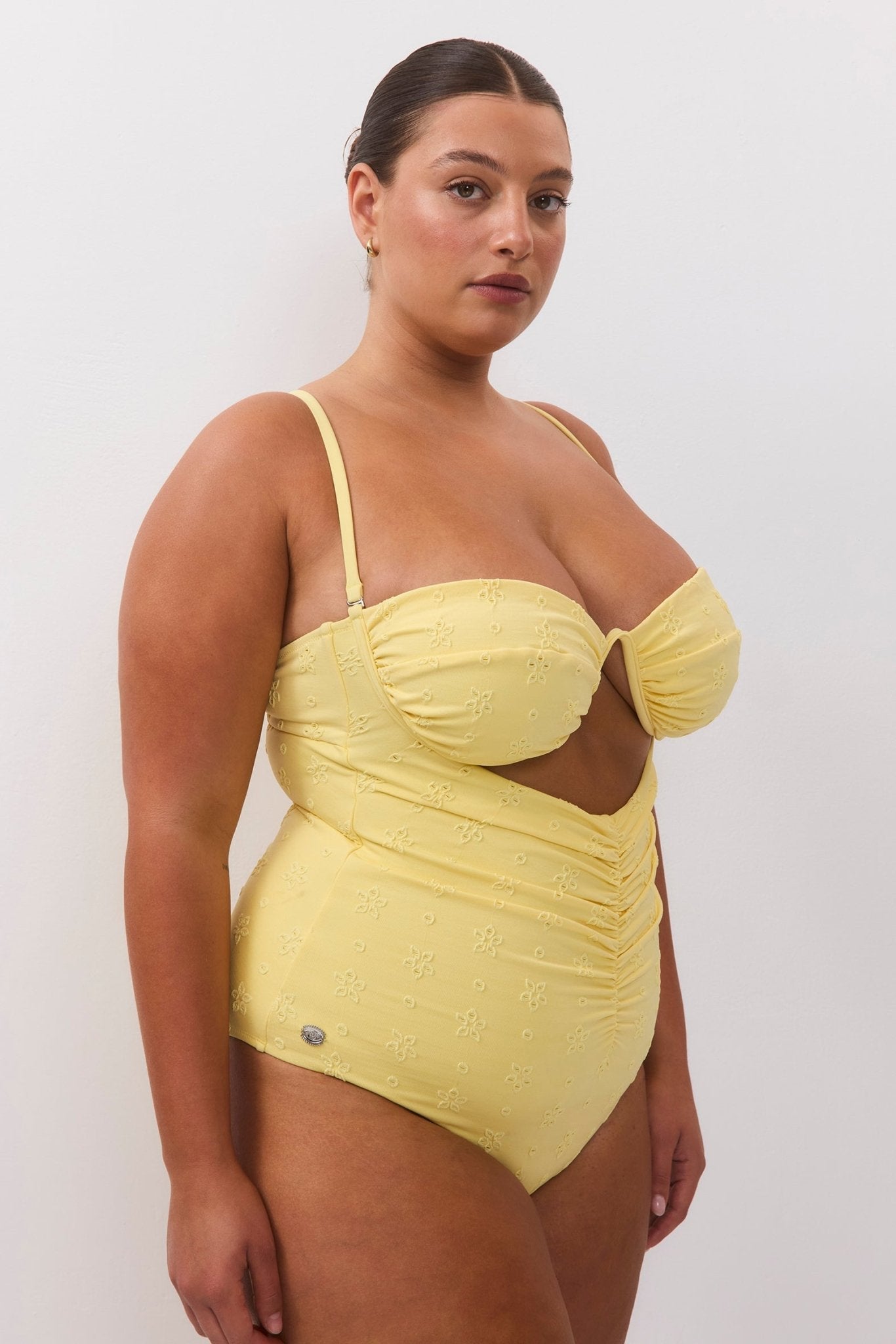 Sun One - piece Light Yellow - one piece - BiliBlond Swimwear
