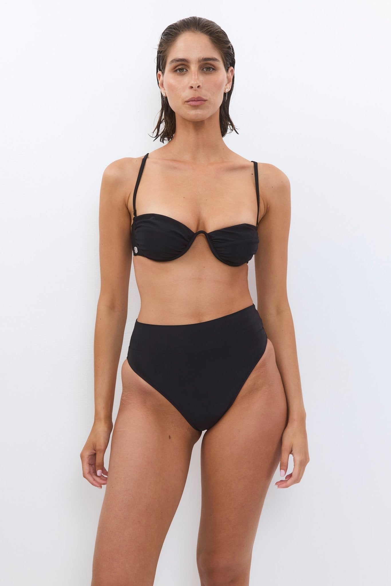 Sun Top Black - BIKINI - BiliBlond Swimwear