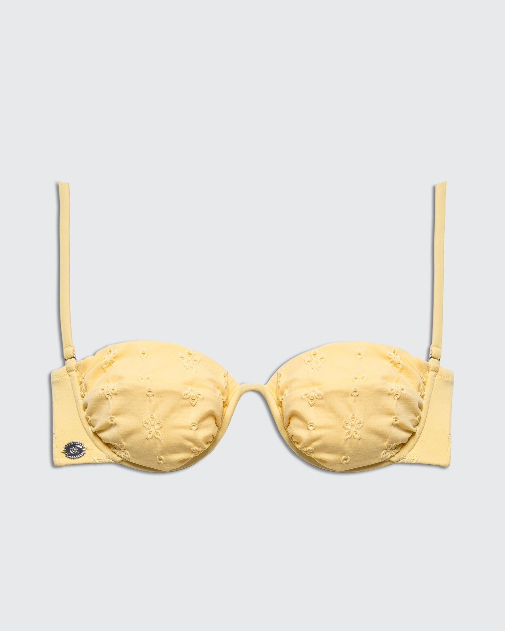 Sun Top Light Yellow - BIKINI - BiliBlond Swimwear