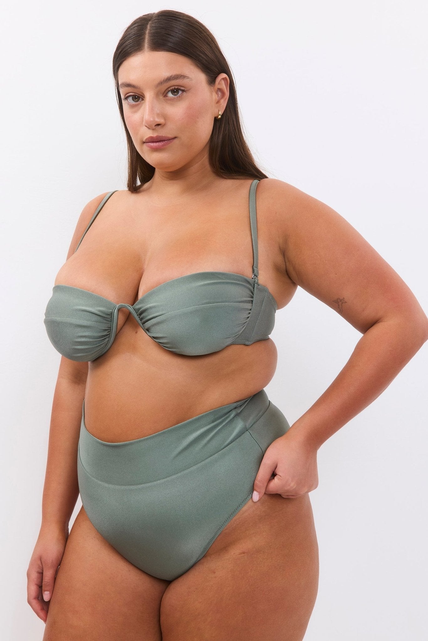 Sun Top Sage - BIKINI - BiliBlond Swimwear