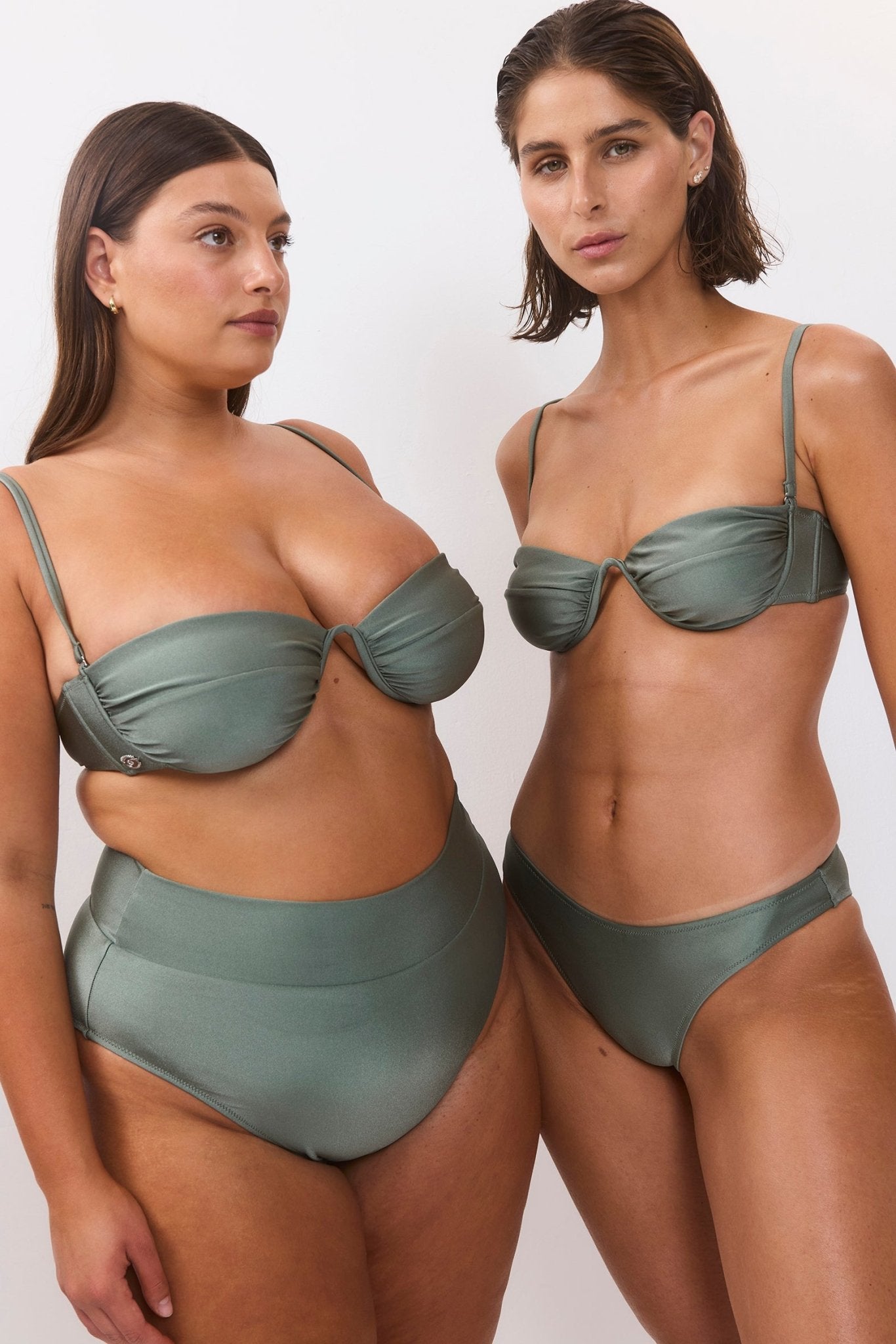 Sun Top Sage - BIKINI - BiliBlond Swimwear