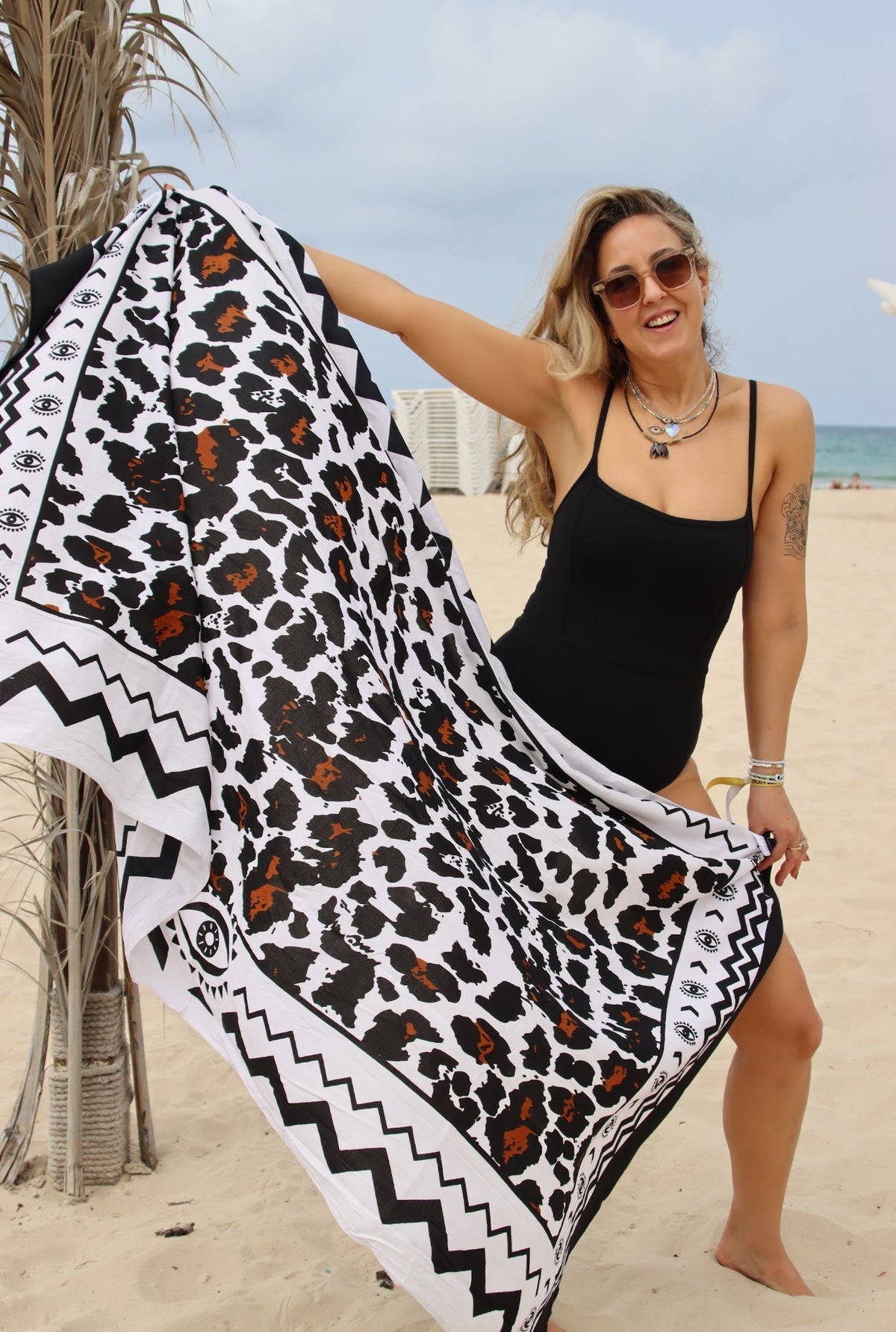 The Leopard Sarong - gallabia - BiliBlond Swimwear
