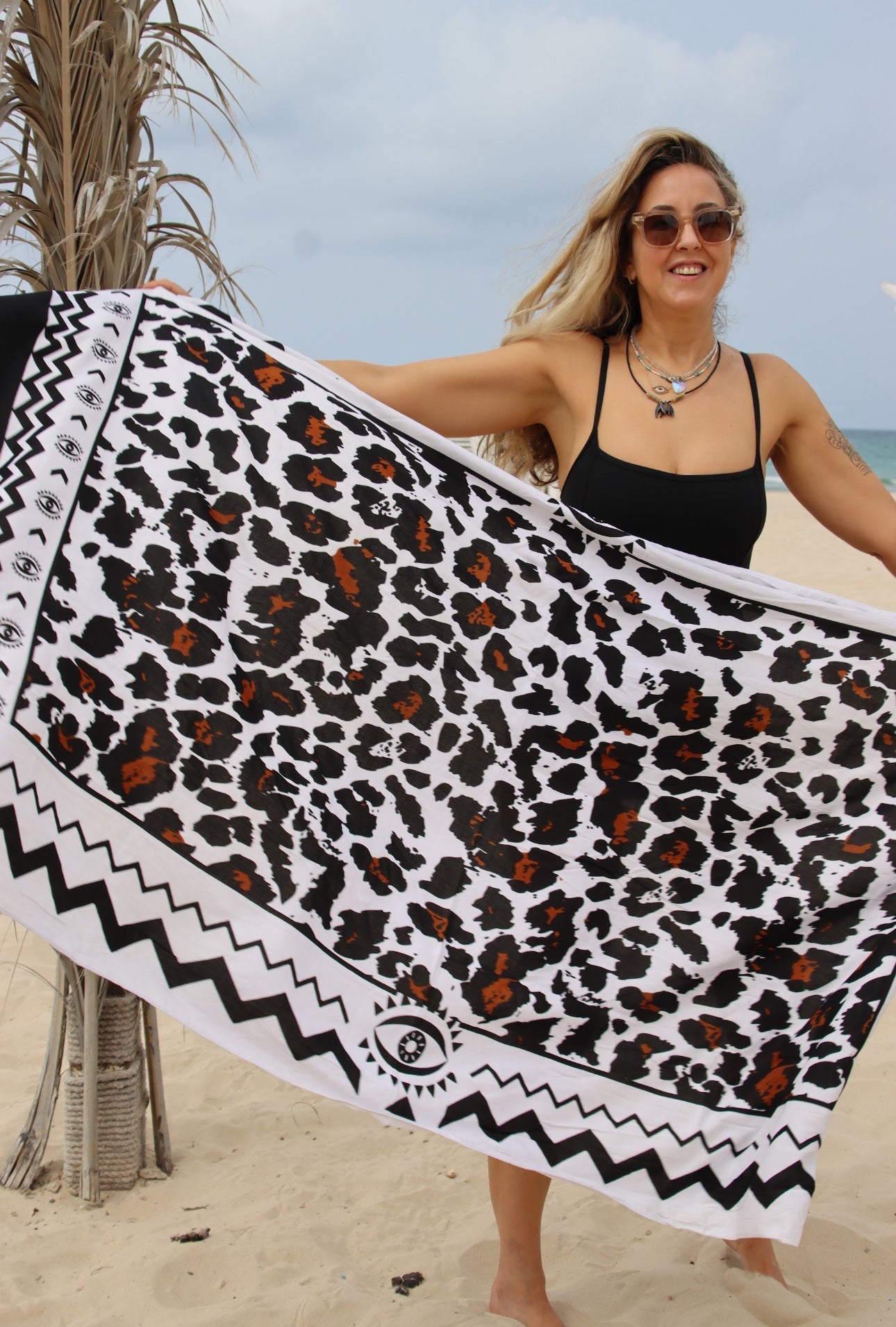 The Leopard Sarong - gallabia - BiliBlond Swimwear