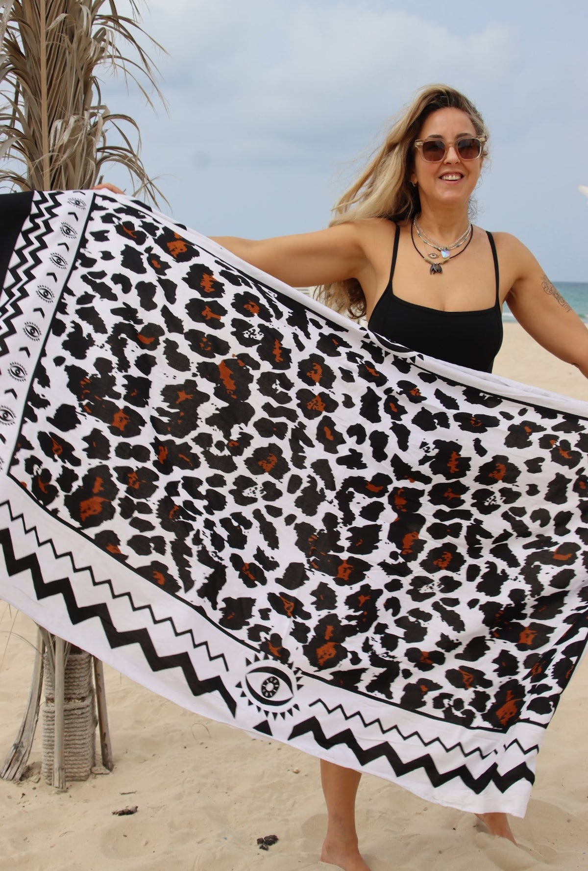 The Leopard Sarong - gallabia - BiliBlond Swimwear