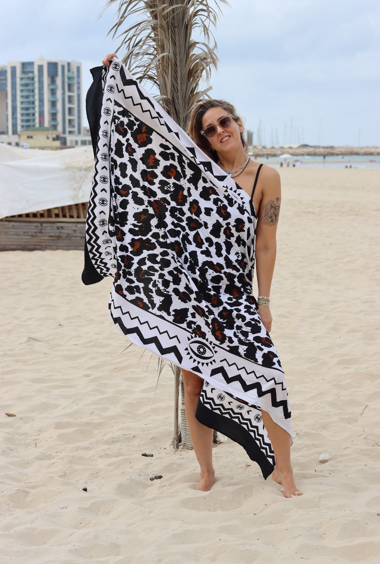 The Leopard Sarong - gallabia - BiliBlond Swimwear