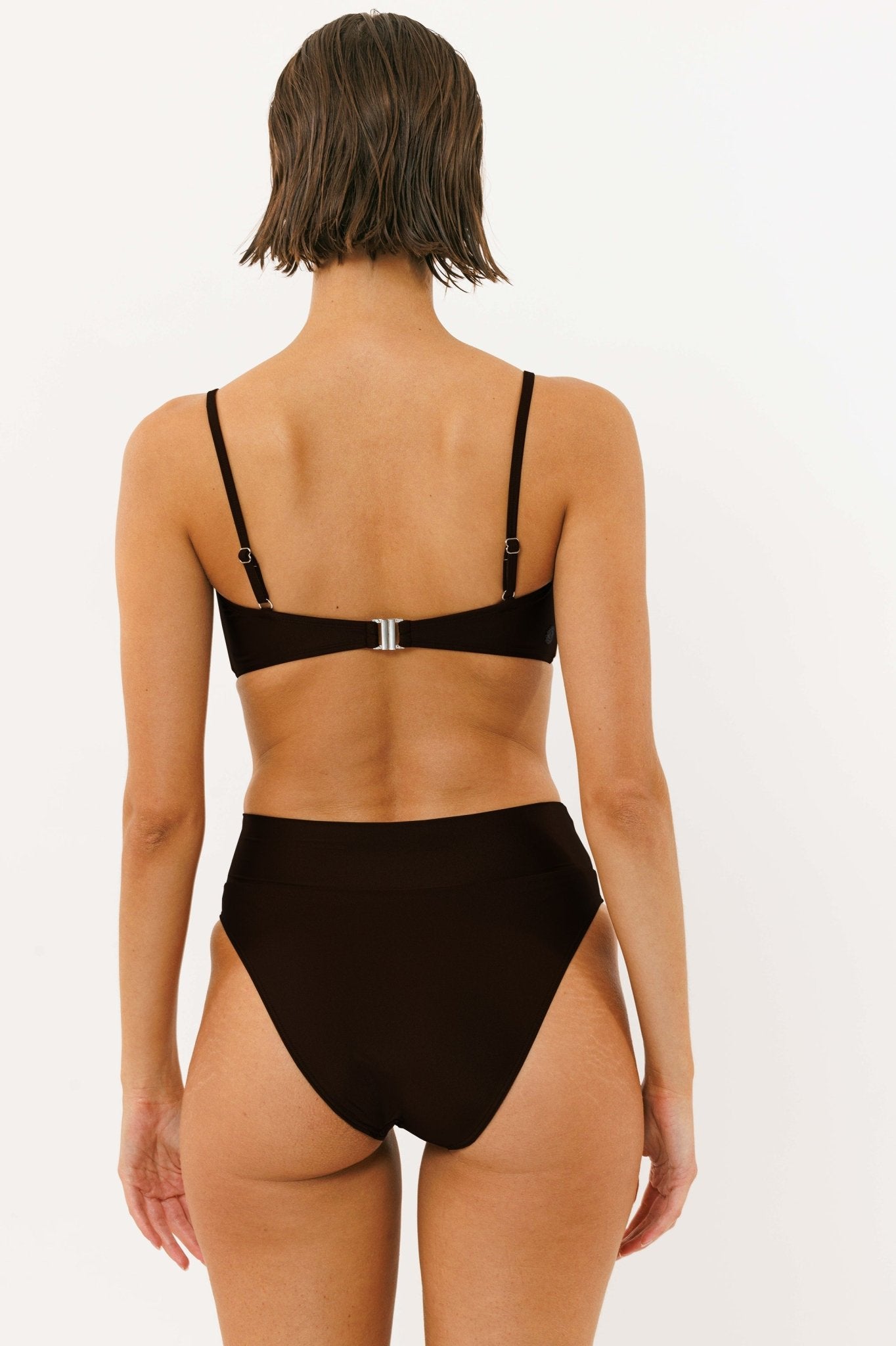 Wrap Top Black - BIKINI - BiliBlond Swimwear