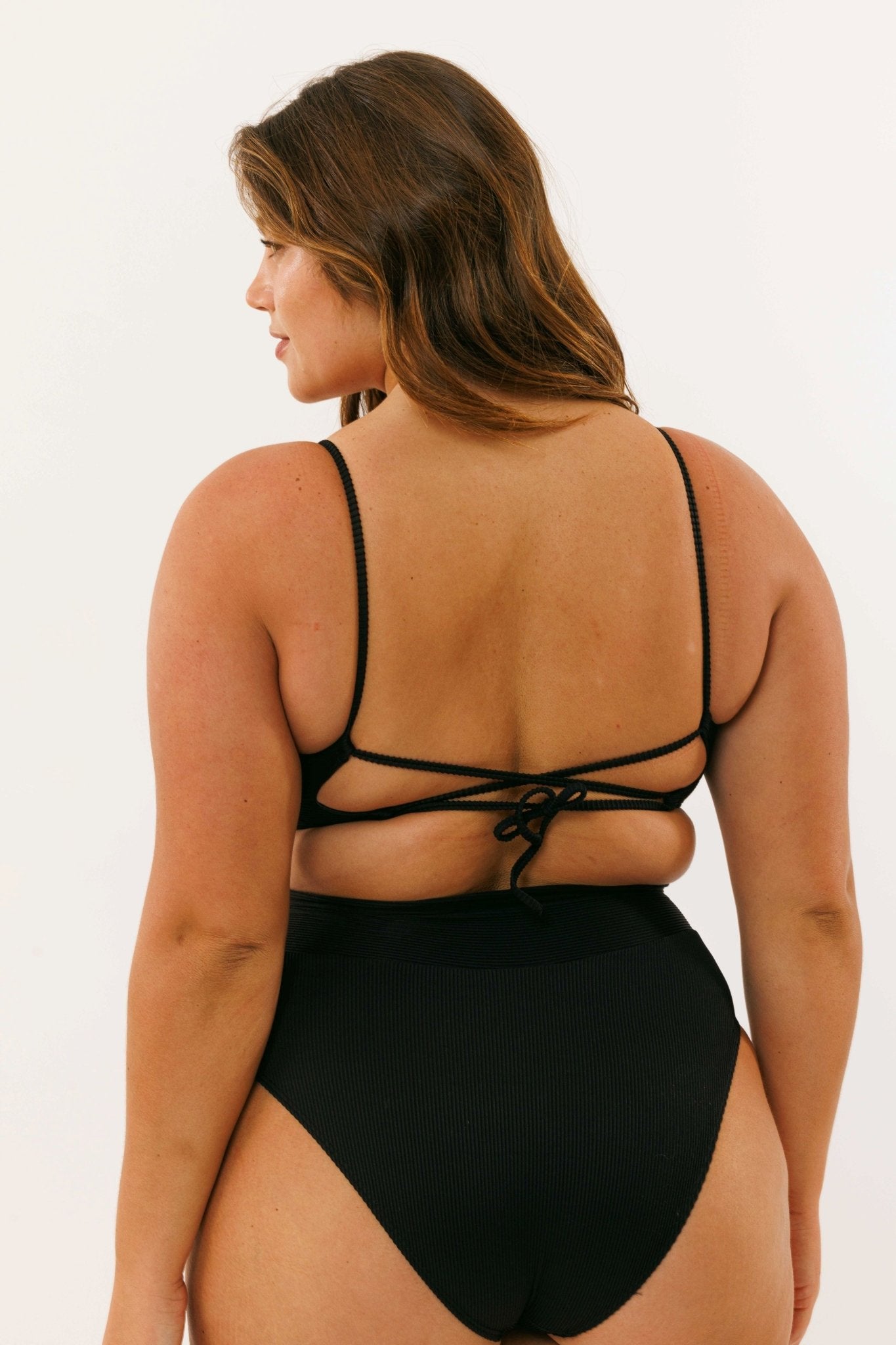 Yumi Black Rib - BIKINI - BiliBlond Swimwear