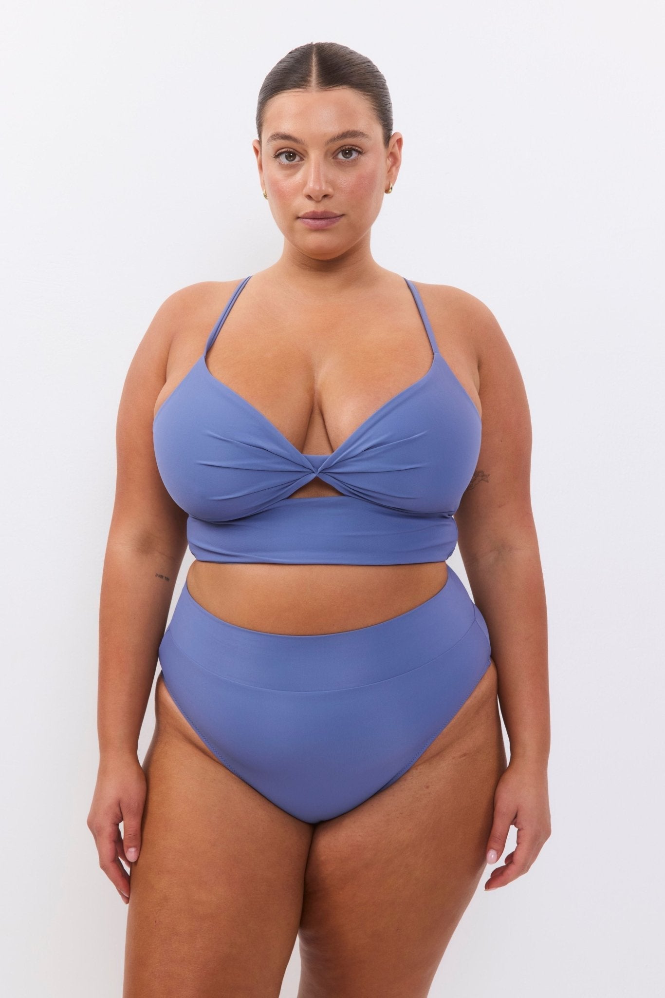 Yumi Bottom Blue Stone - BIKINI - BiliBlond Swimwear